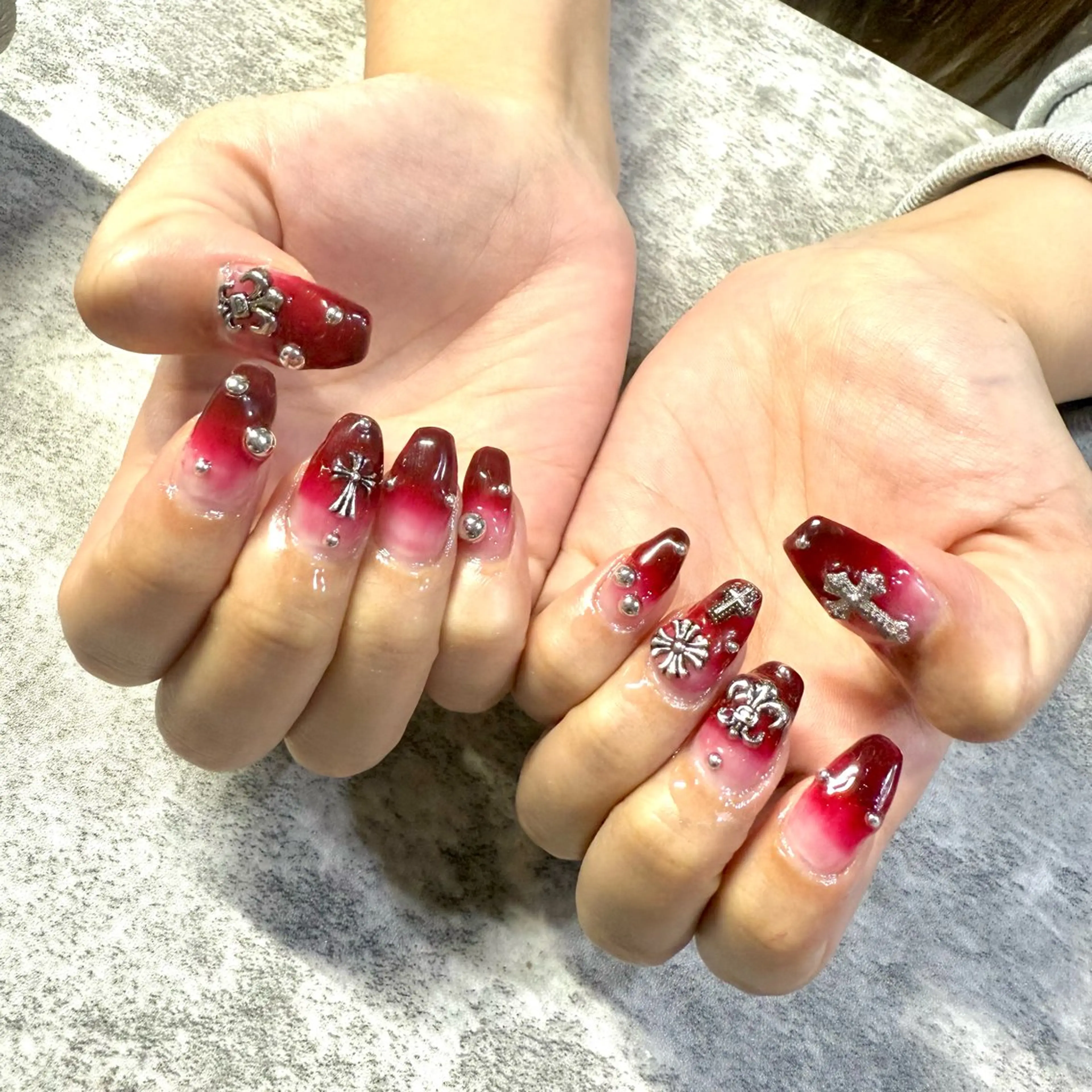 ネイル ボルドー ハンドネイル ★Rinail... .のネイルデザイン
