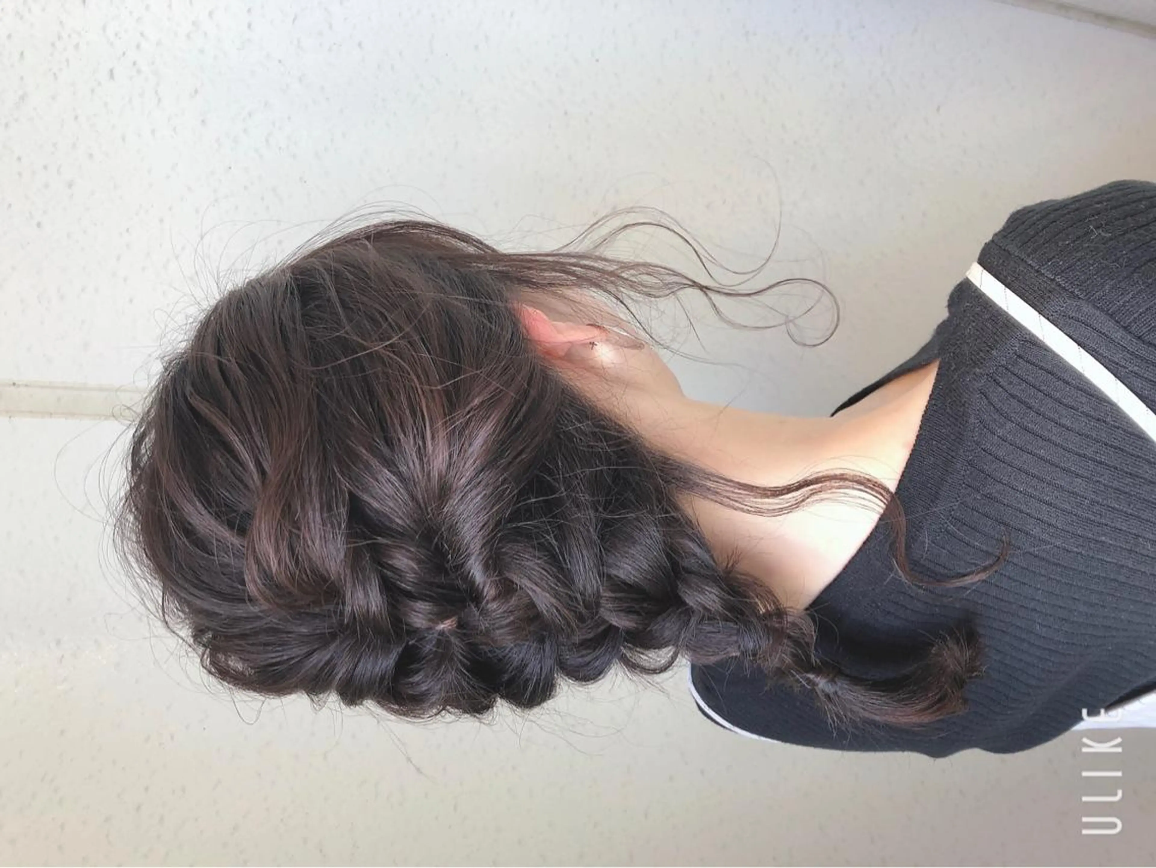 セミロング ヘアセット 鈴木 奈波のヘアスタイル