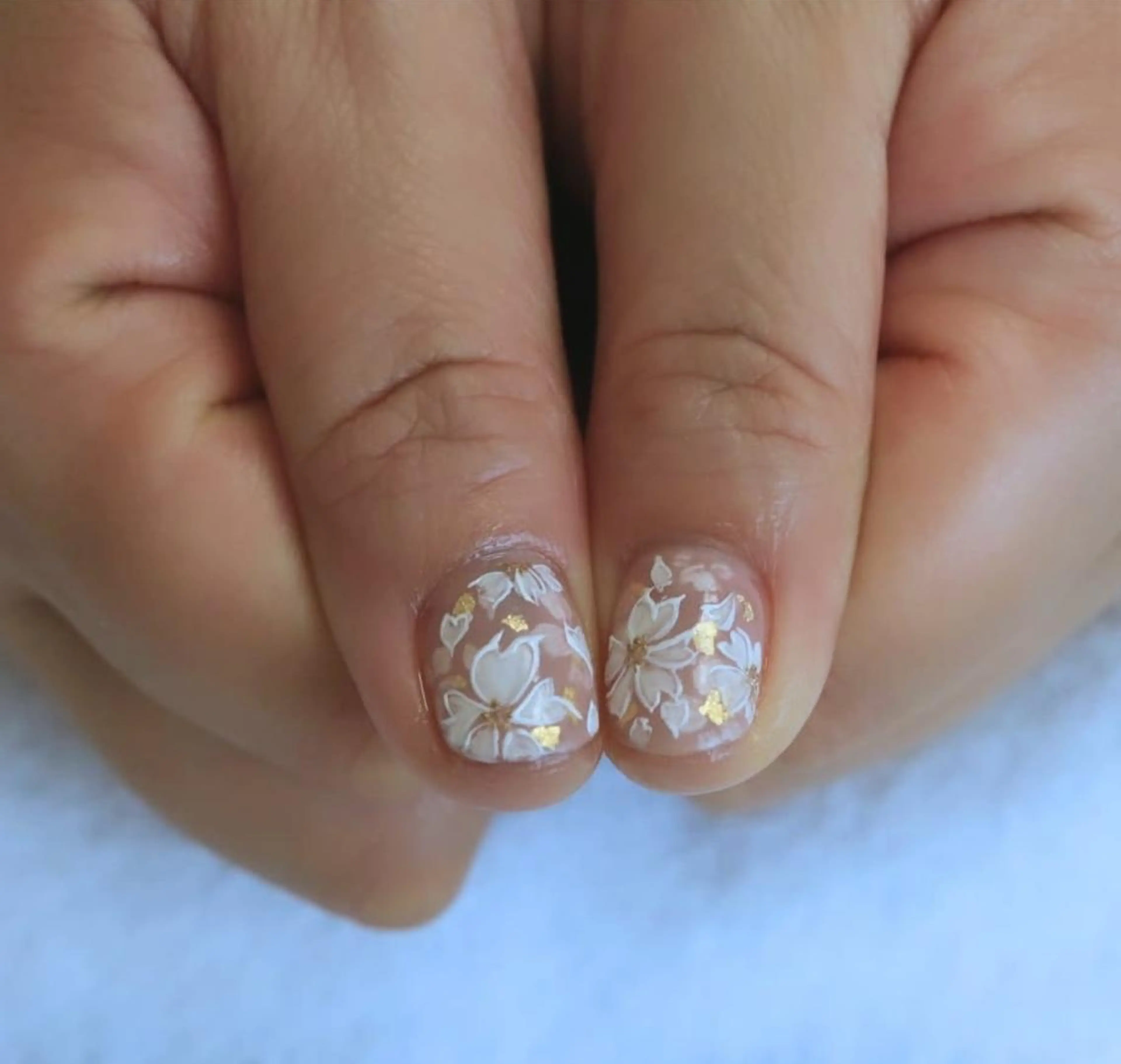 ネイル 桜ネイル ハンドネイル Nail Atelier B.所属・Nail Atelier B.のネイルデザイン