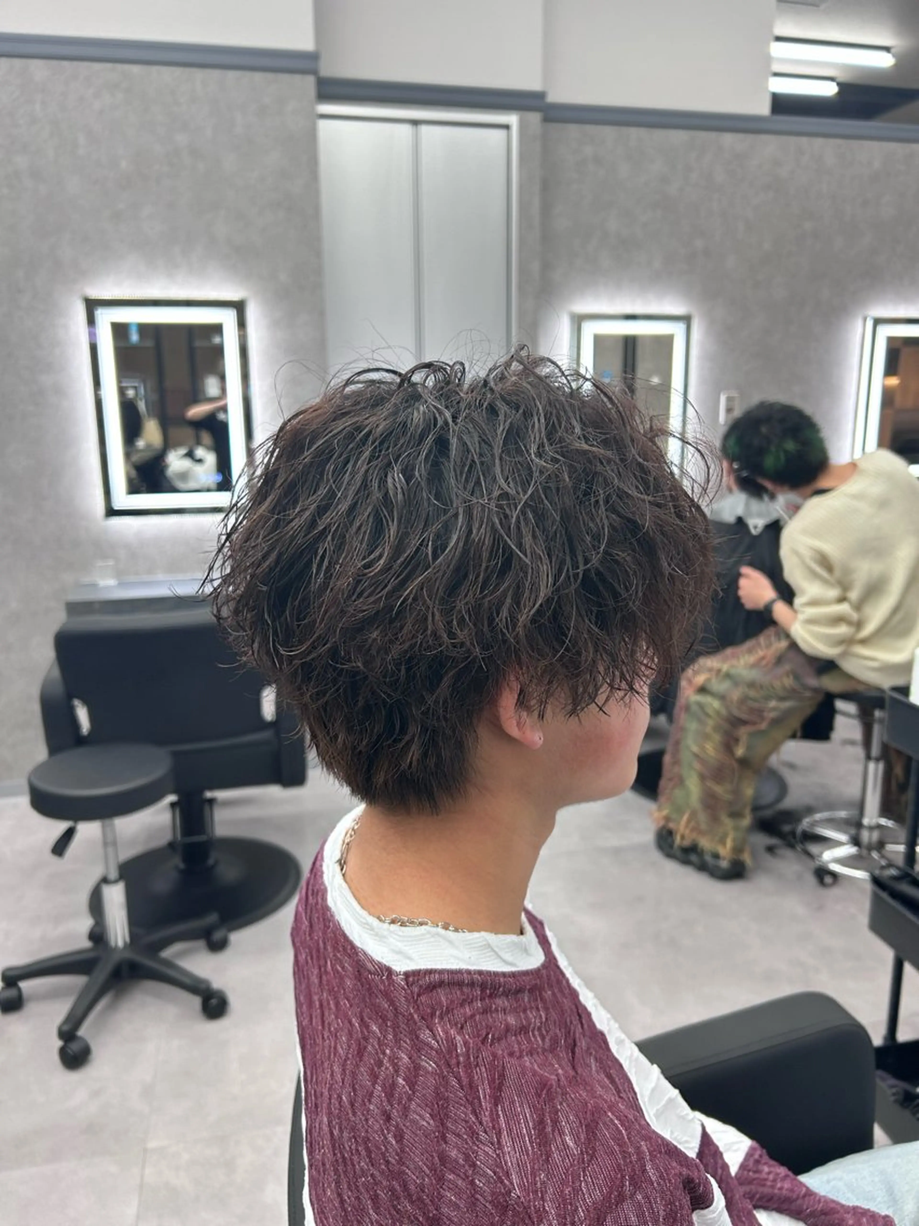 ショート カラー パーマ メンズ カット お客様満足度NO.1 /副店長YUTAのヘアスタイル