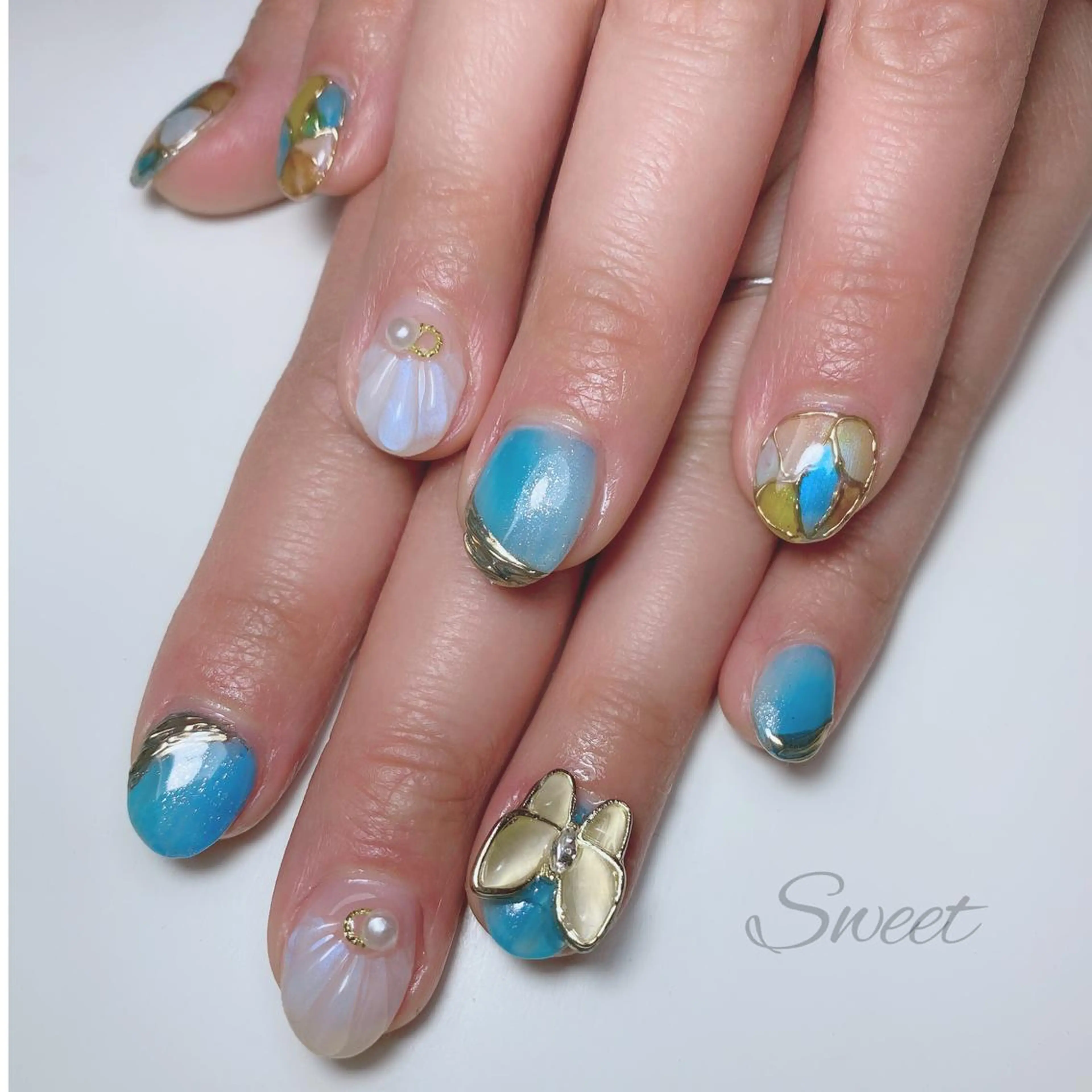 ネイル sweet 仲野陽子のネイルデザイン