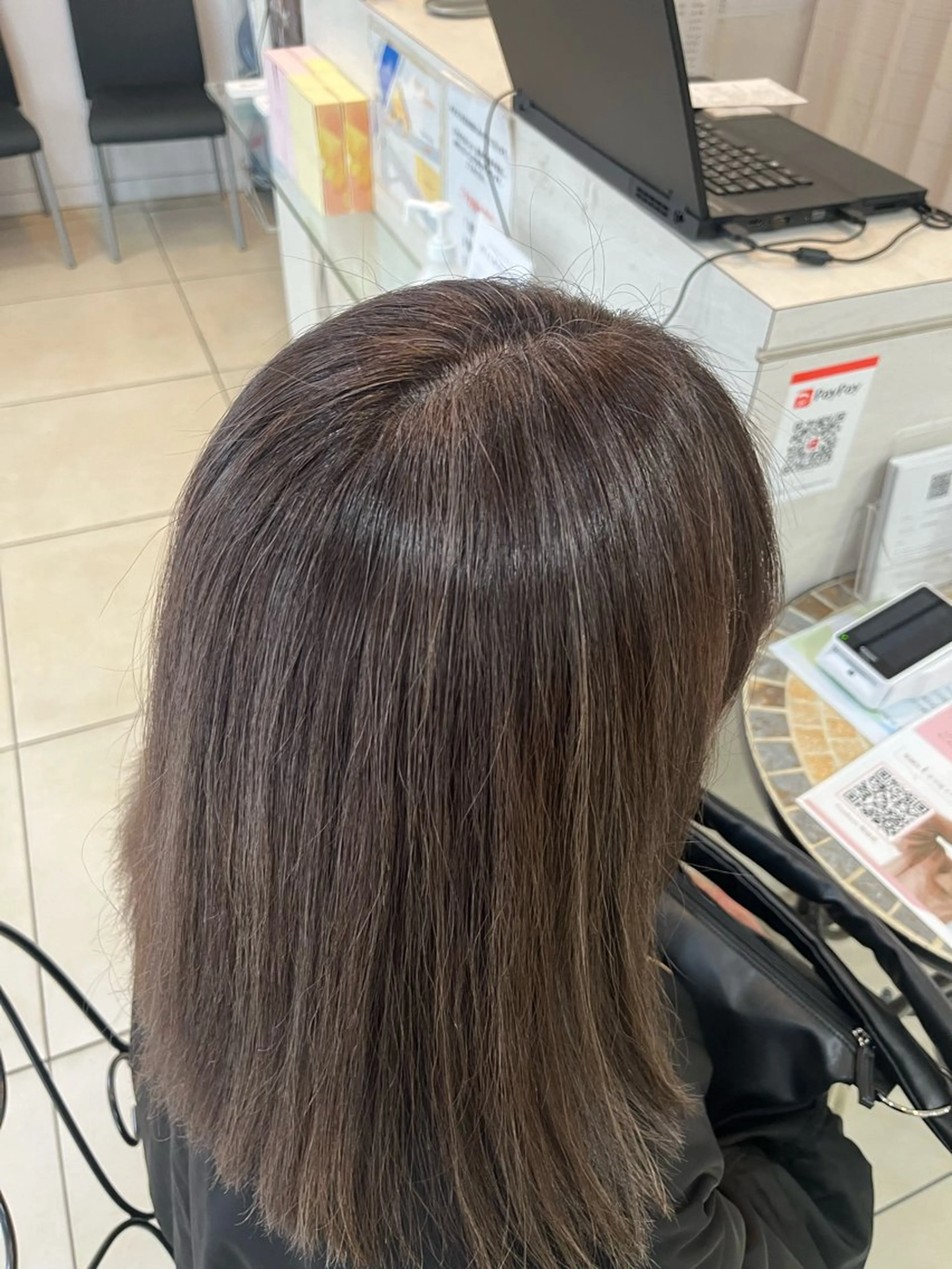 ロング カラー ハイライトカラー ハイライト まとまらない髪に🌼 髪質改善｜長島 彩瑛のヘアスタイル