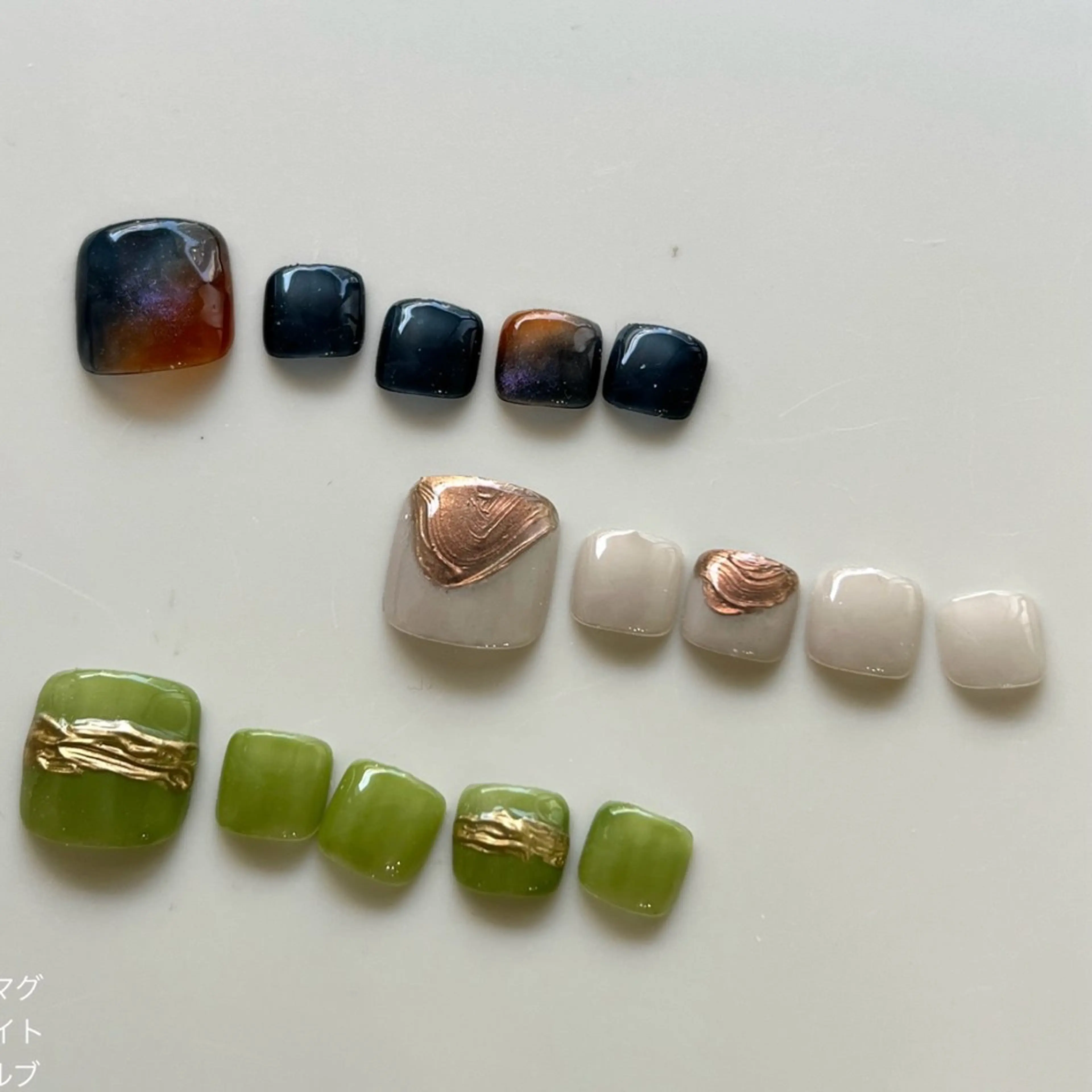 ネイル フットネイル ニュアンスネイル フットネイル C. Ayaのネイルデザイン