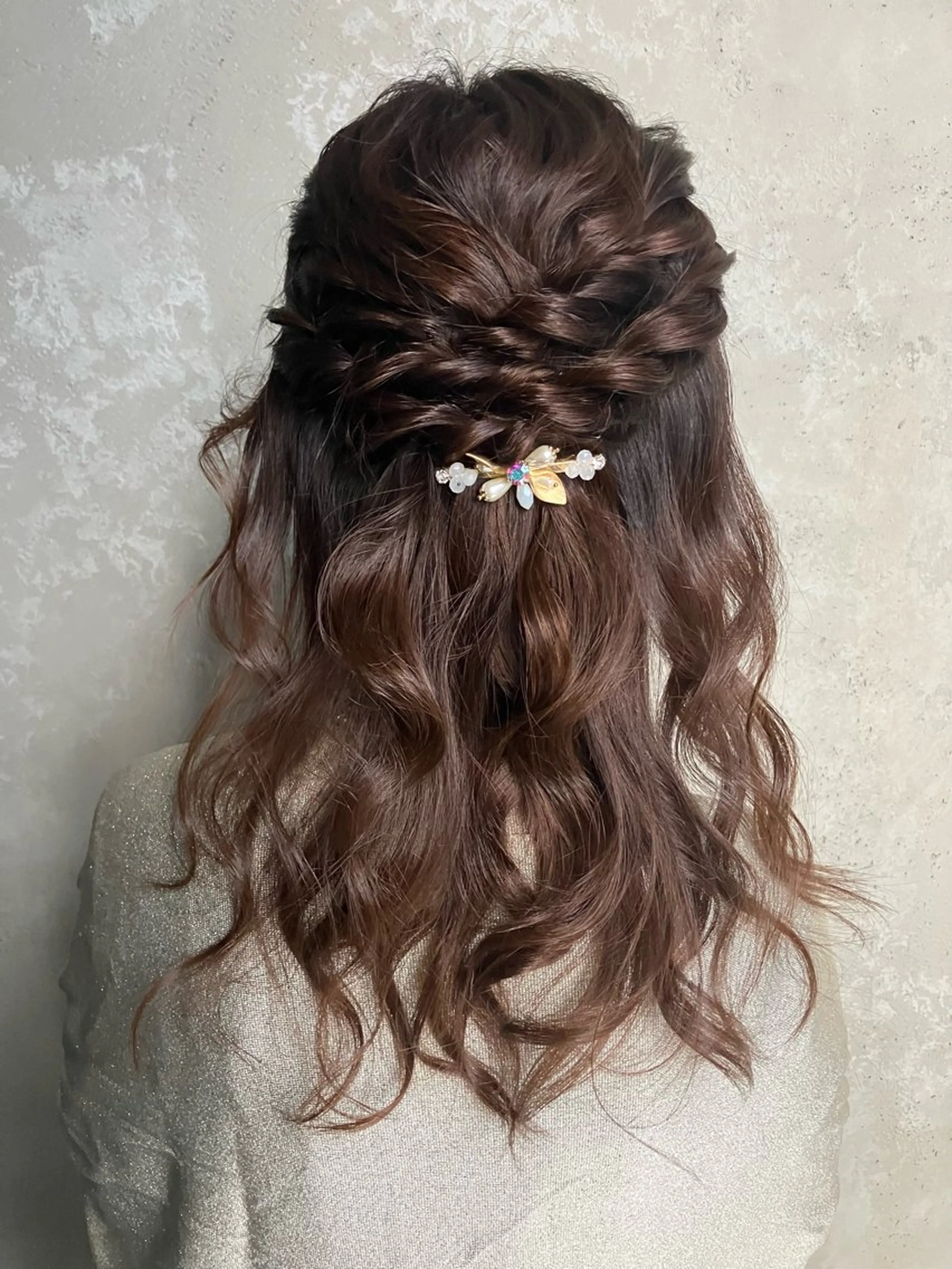 ヘアアレンジ ハーフアップ カット ヘアカラー トリートメント ヘッドスパ ヘアセット grand story/colulu渋谷2号店所属・【店長】miura 🤍coluluのヘアスタイル