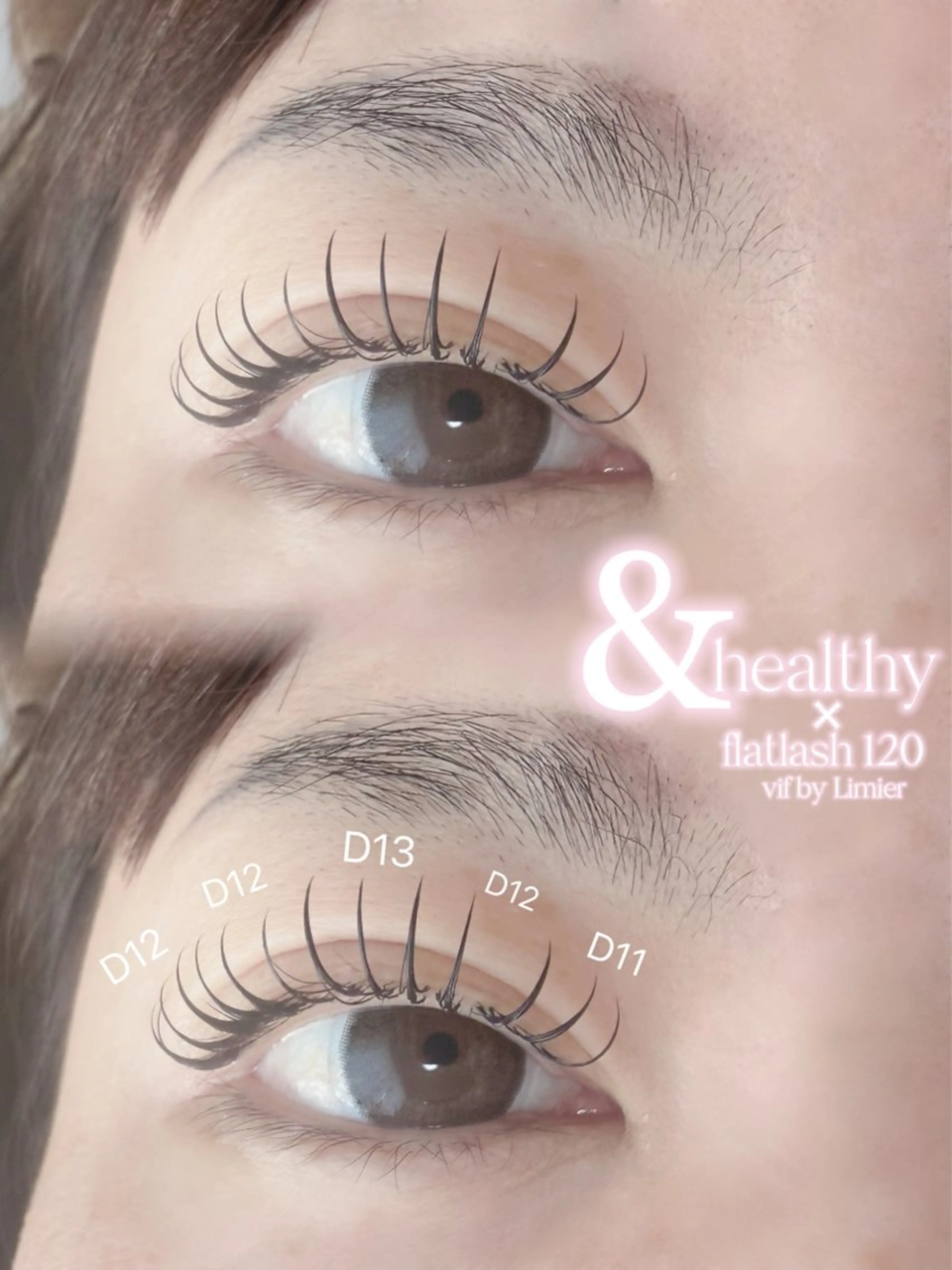 【平日限定】　&healthy（アンドヘルシー）×flatlash 120本※オフある方は事前にご連絡くださいの写真
