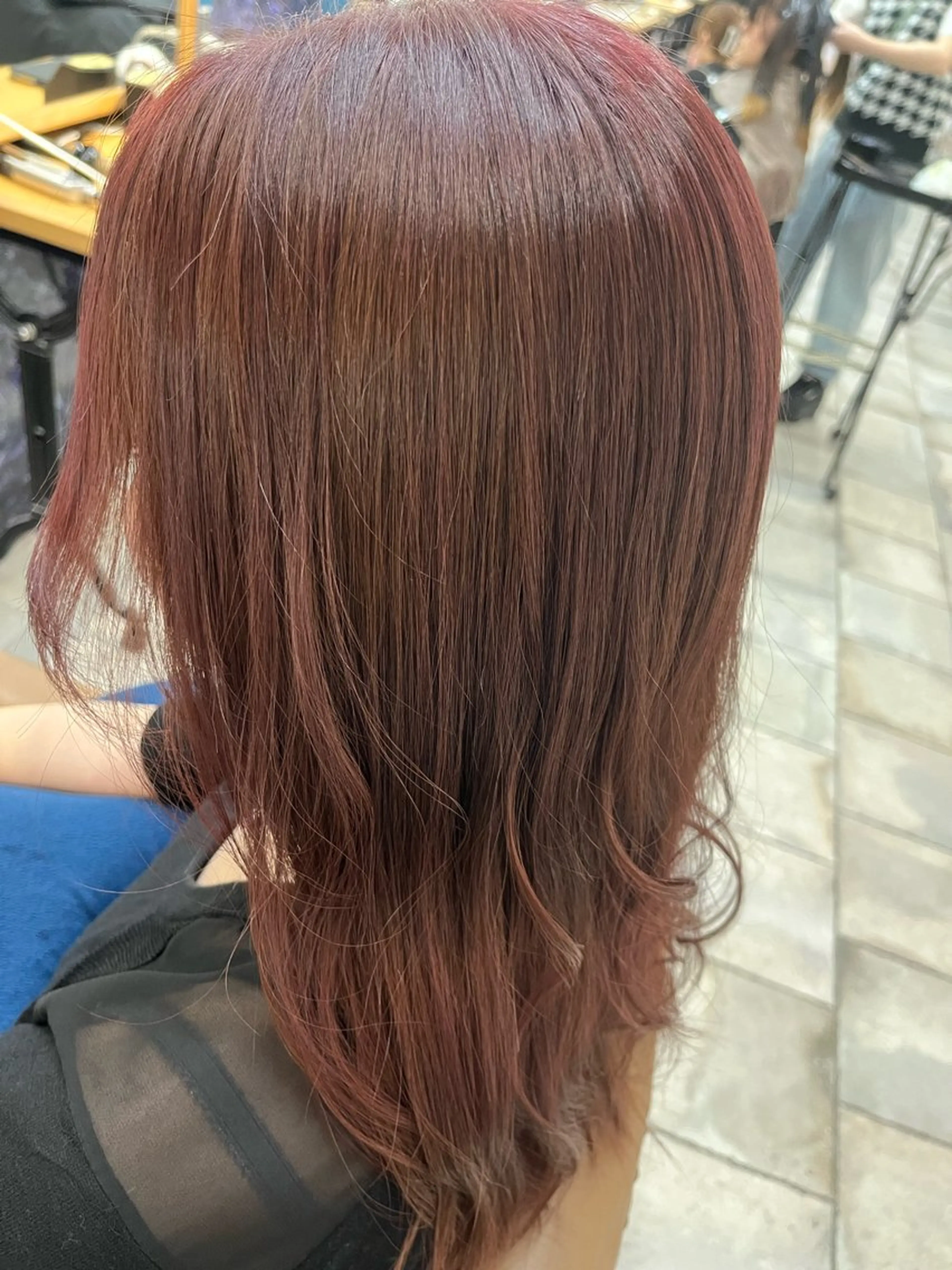 ロング カラー ヘアカラー トリートメント ヘッドスパ カラー/アイリスト 麻優のヘアスタイル