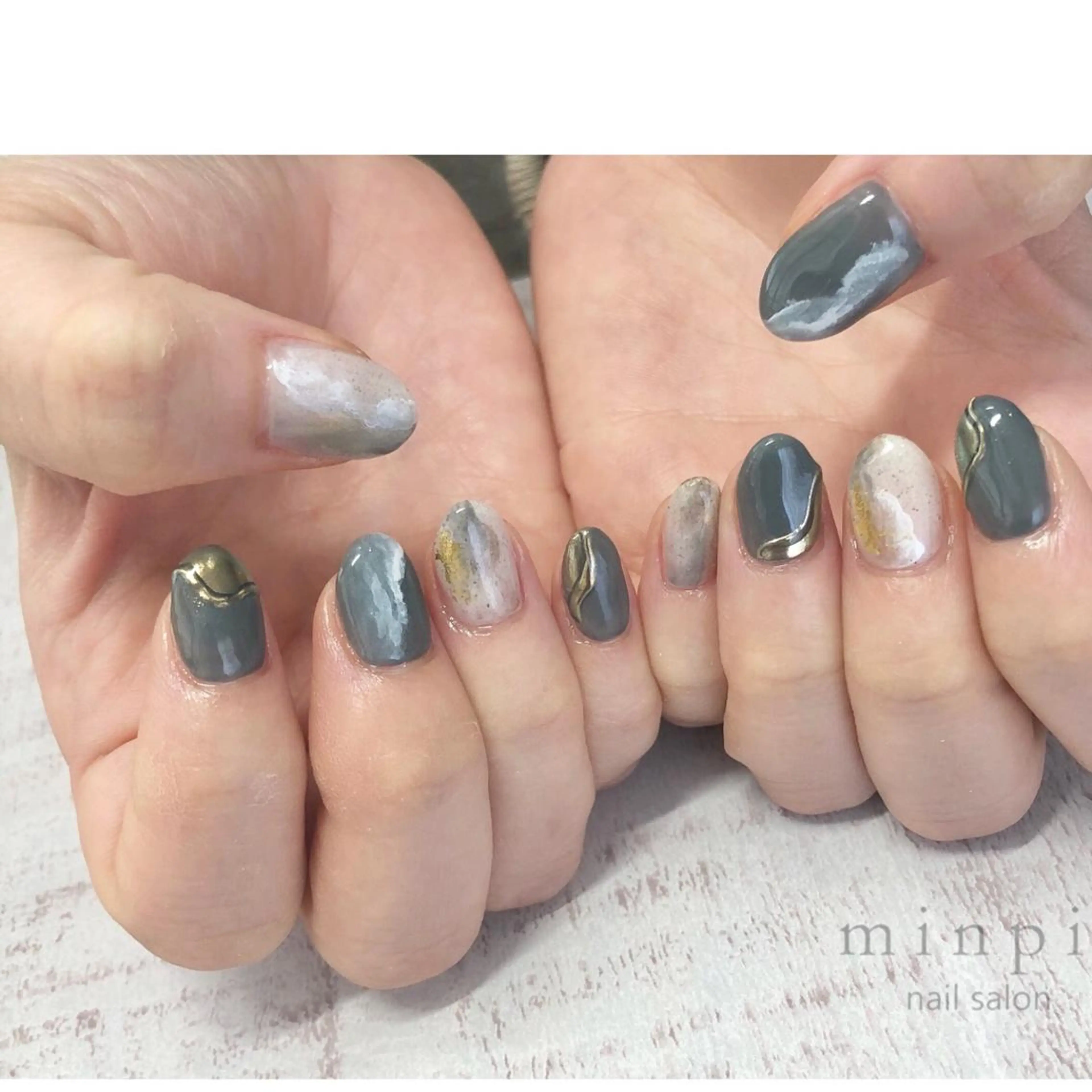 ネイル 𖡼 yumenoのネイルデザイン