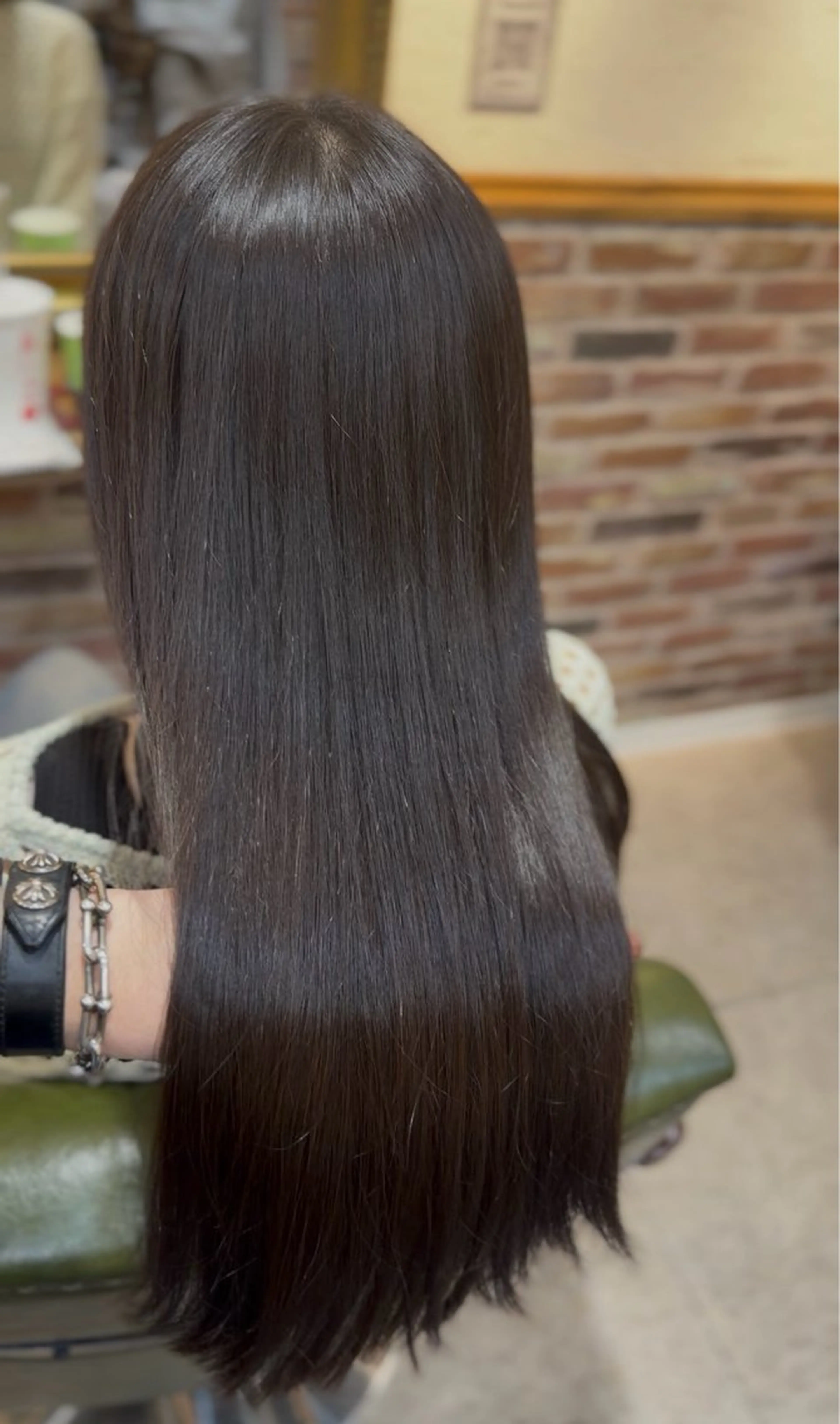 ロング 髪質改善 縮毛矯正 縮毛矯正 トリートメント 飯星慧斗 /ブリーチ、縮毛矯正のヘアスタイル