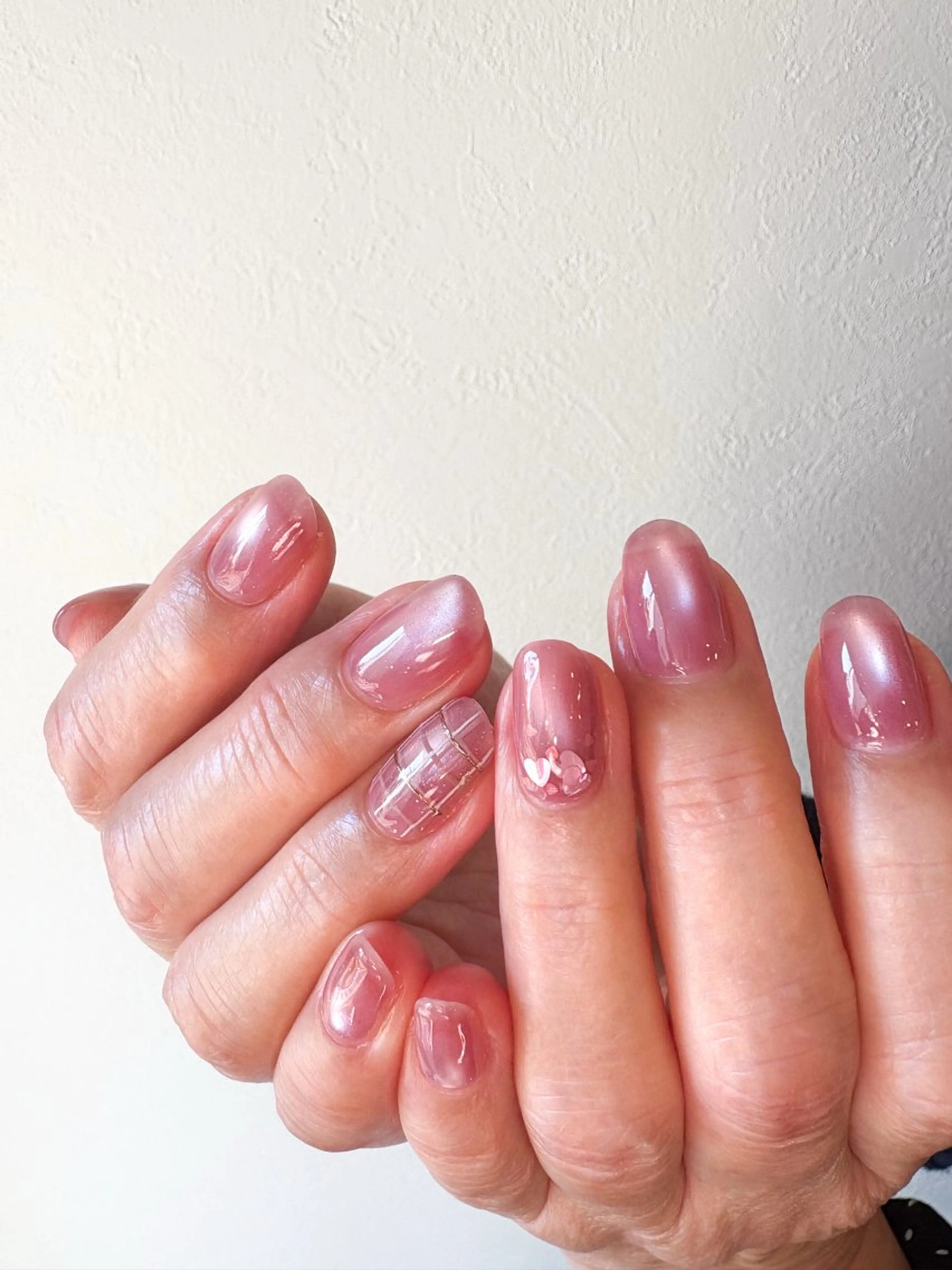 ネイル マグネットネイル 🌲🌳🚪iiit o🌲🌳🌲のネイルデザイン