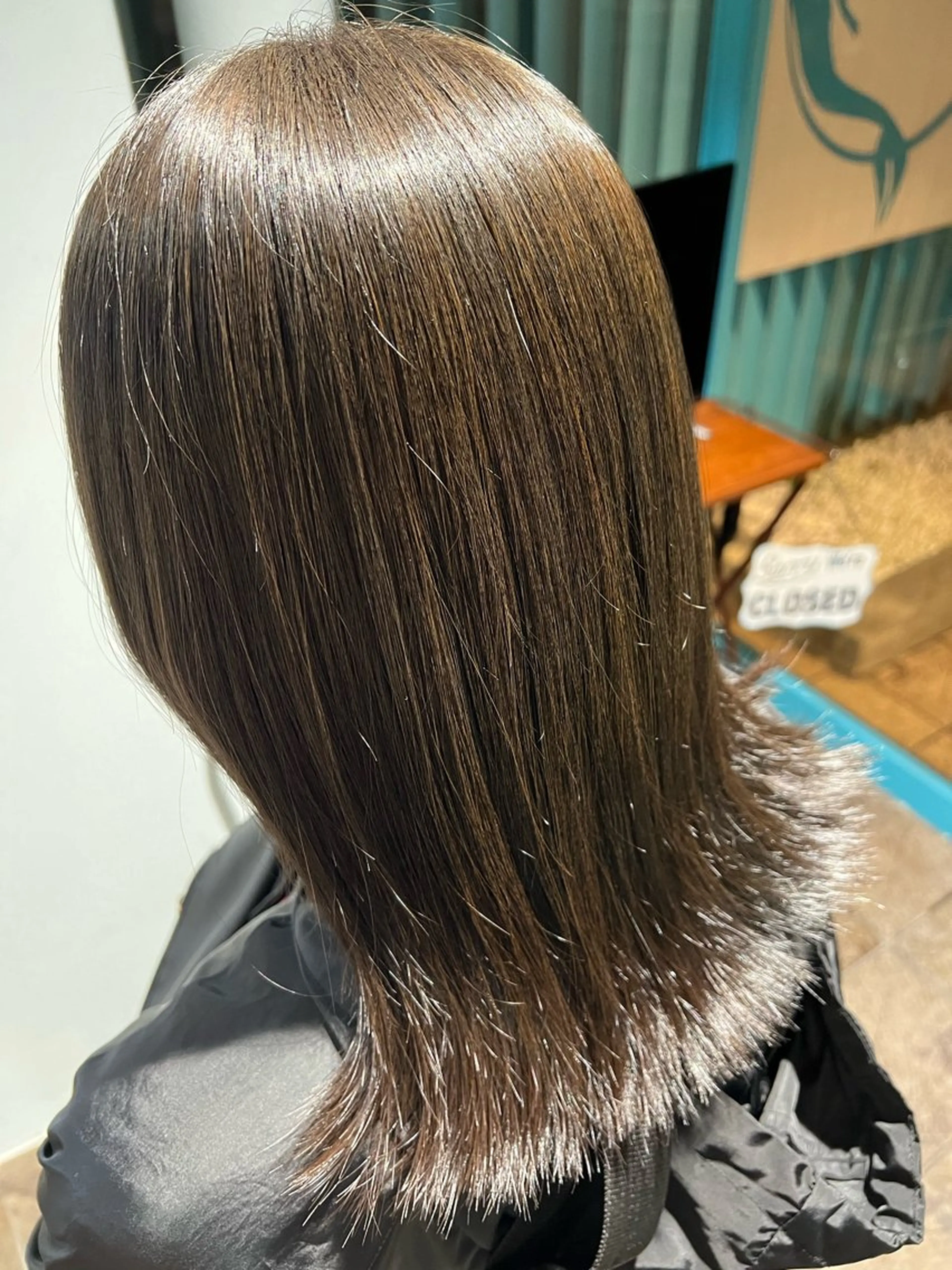 ミディアム ヘアカラー トリートメント 髪質改善カラー 🏖️クウト🏖️のヘアスタイル