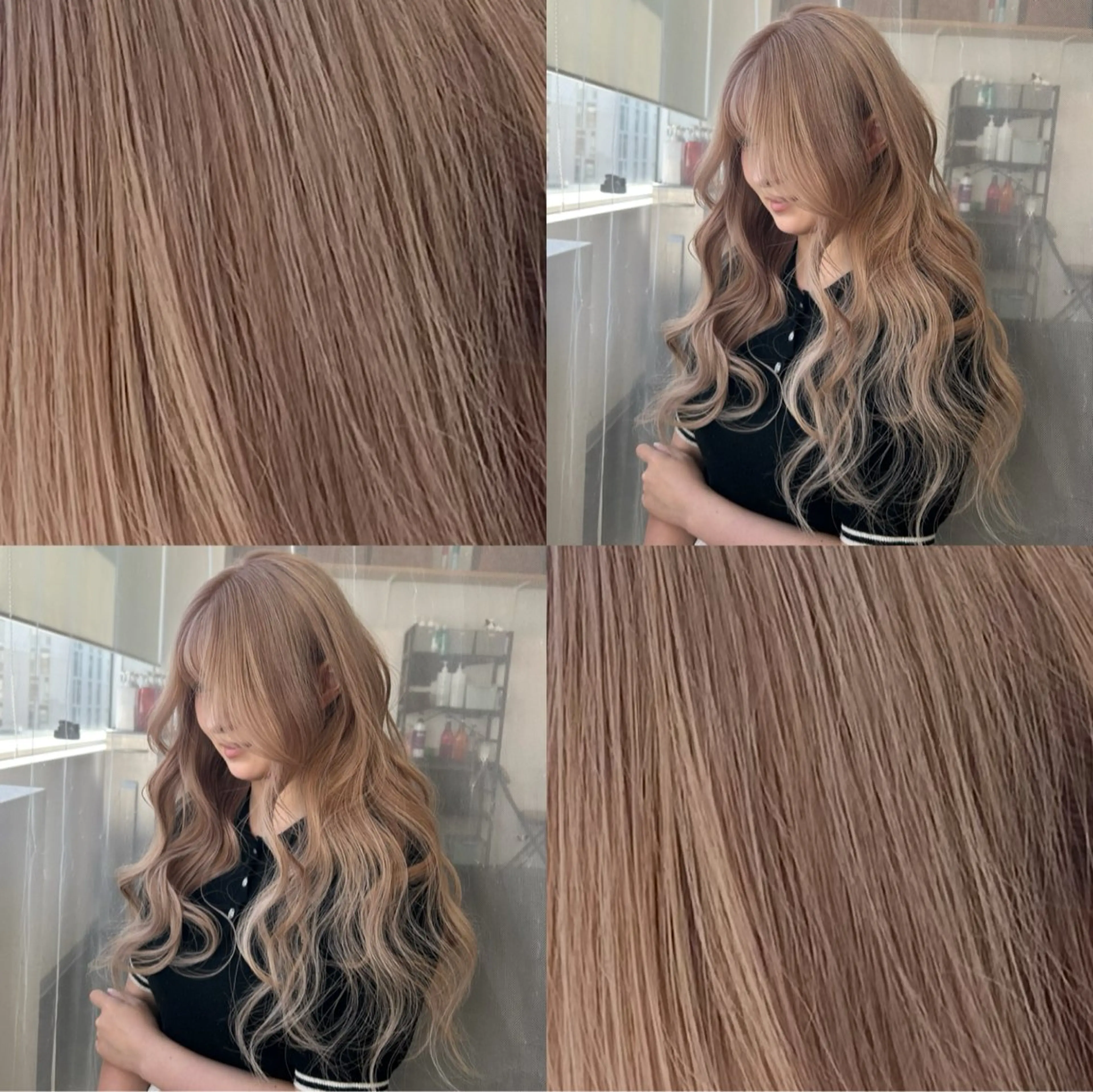【ミニモ限定❣️】bleach＋”髪質改善″アディクシーcolor＋care treatment✨の写真
