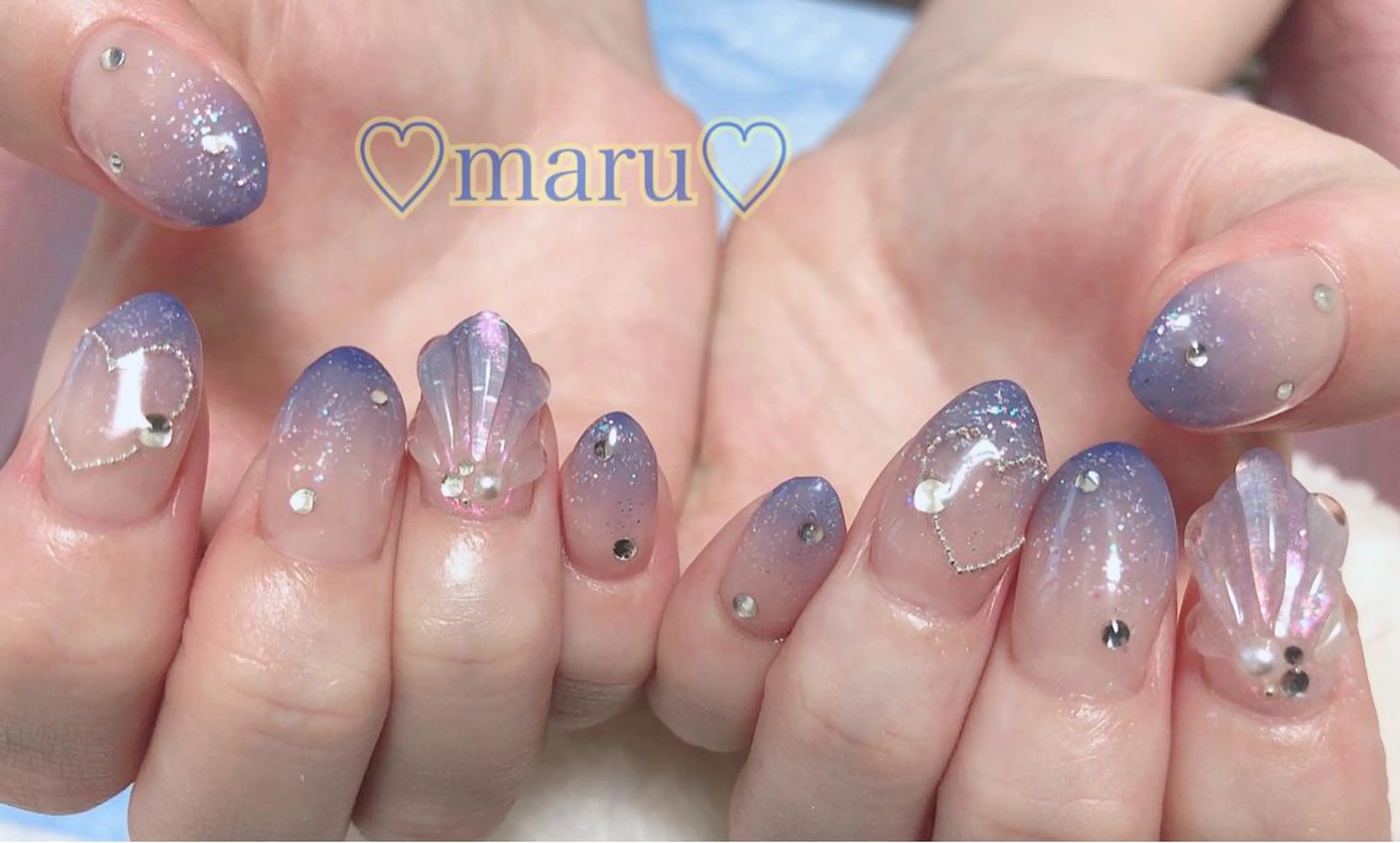 ネイル ハンドネイル フットネイル まるみ♡8/25- 31お休み🙇‍♀️のネイルデザイン