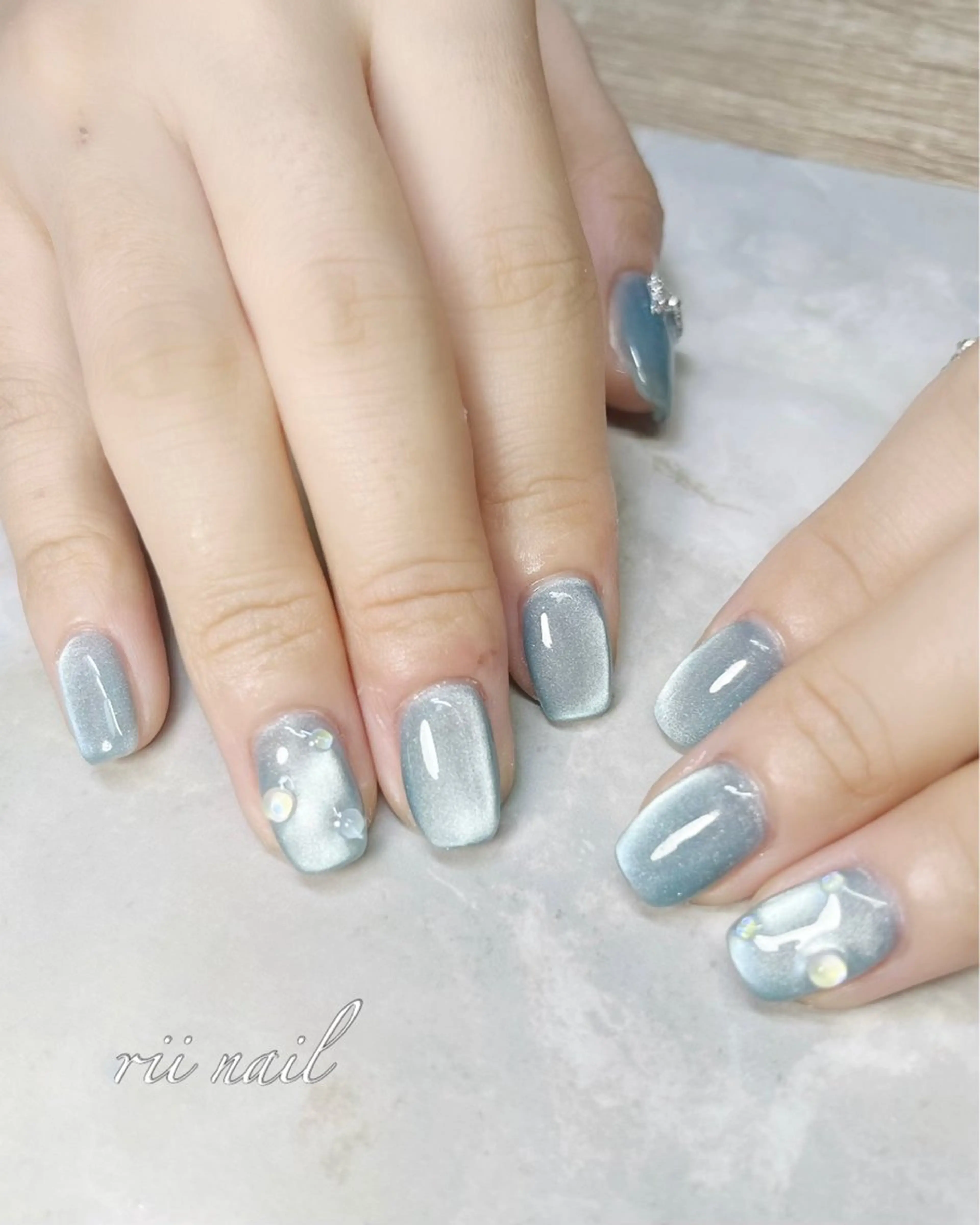 ネイル マグネットネイル ハンドネイル rii 　nail所属・rii  nail rikoのネイルデザイン