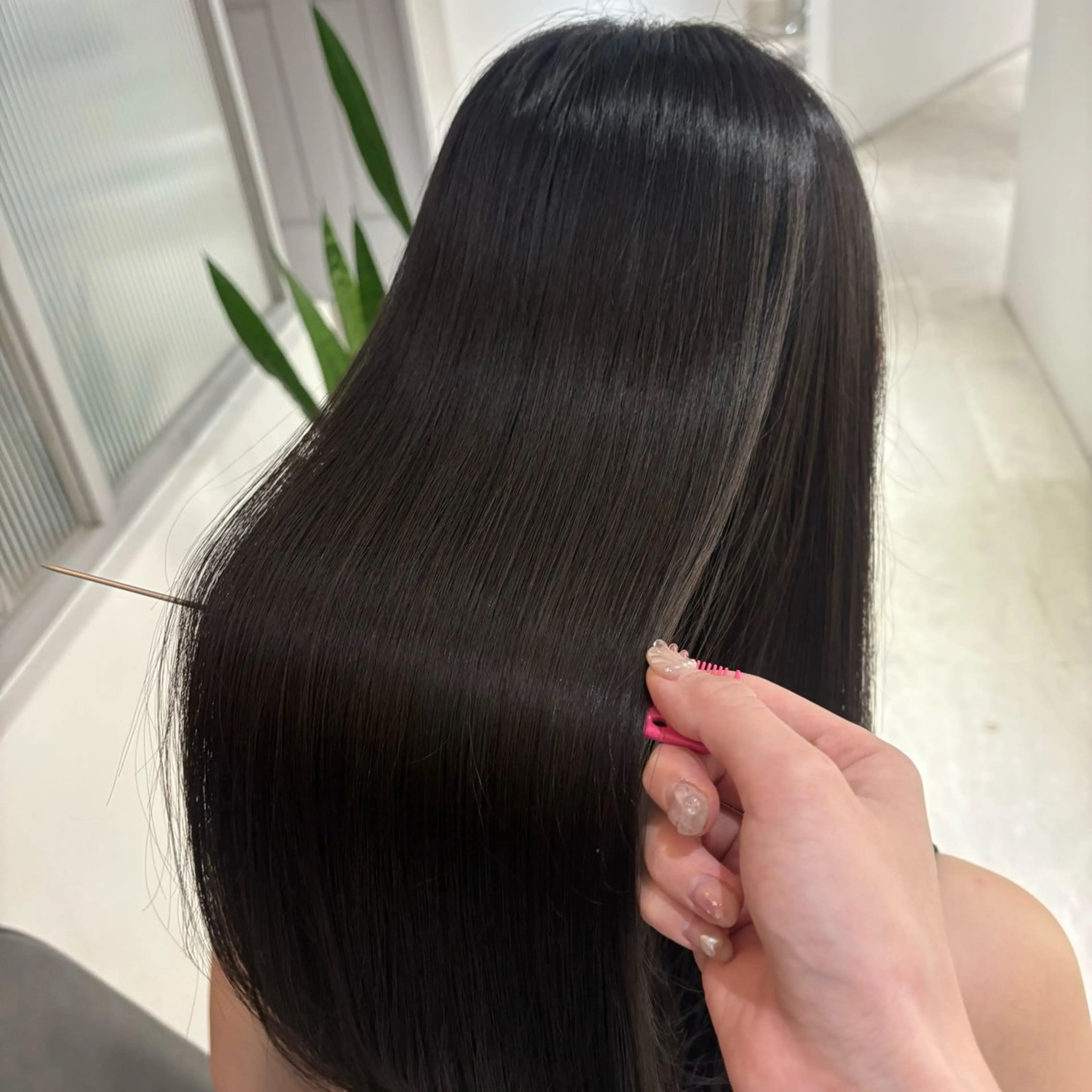 カラー 髪質改善 トリートメント eN°   by youres hair 飯田橋店所属・髪質改善/レイヤー 🤍maiのヘアスタイル