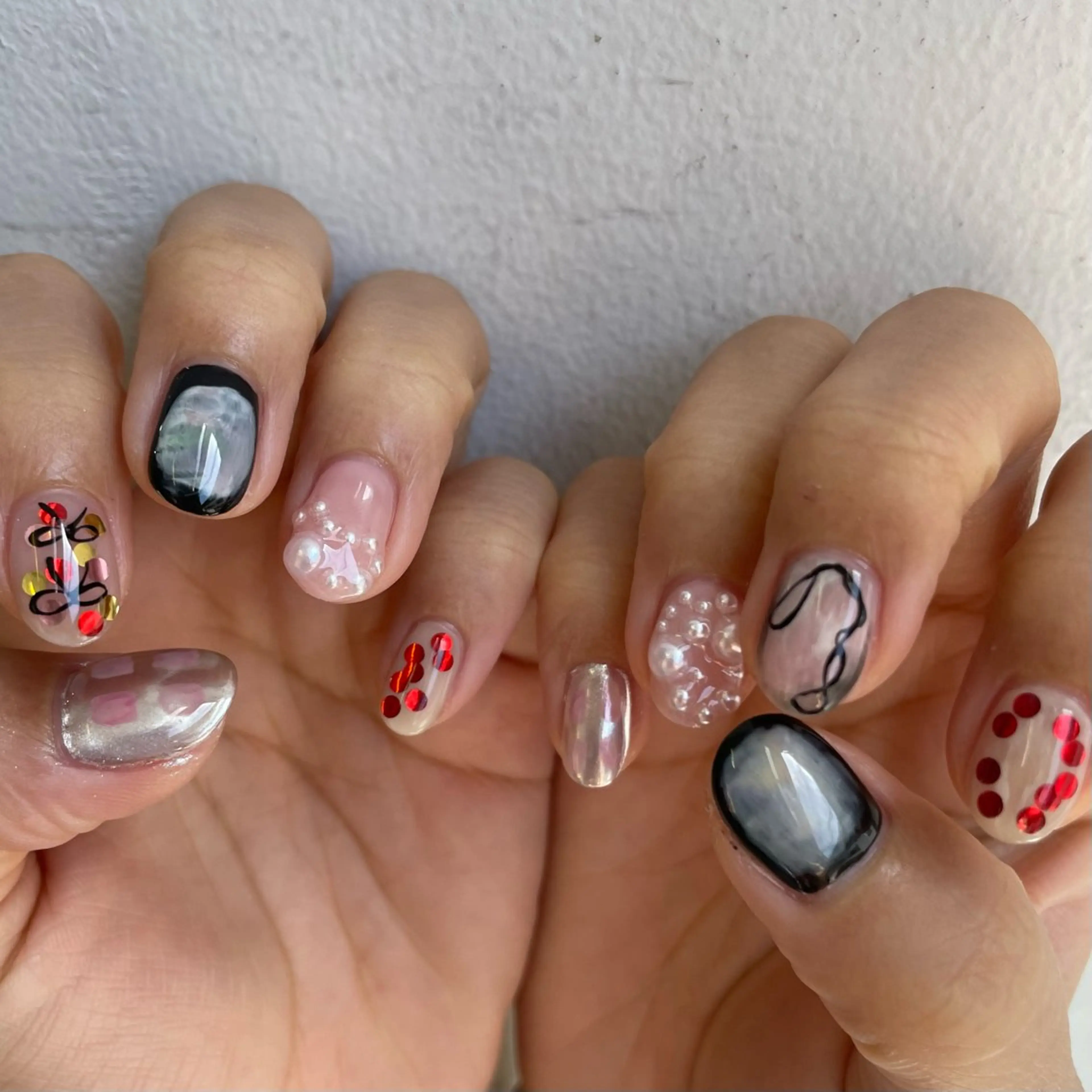 ネイル ハンドネイル nail 𓂃miyuのネイルデザイン