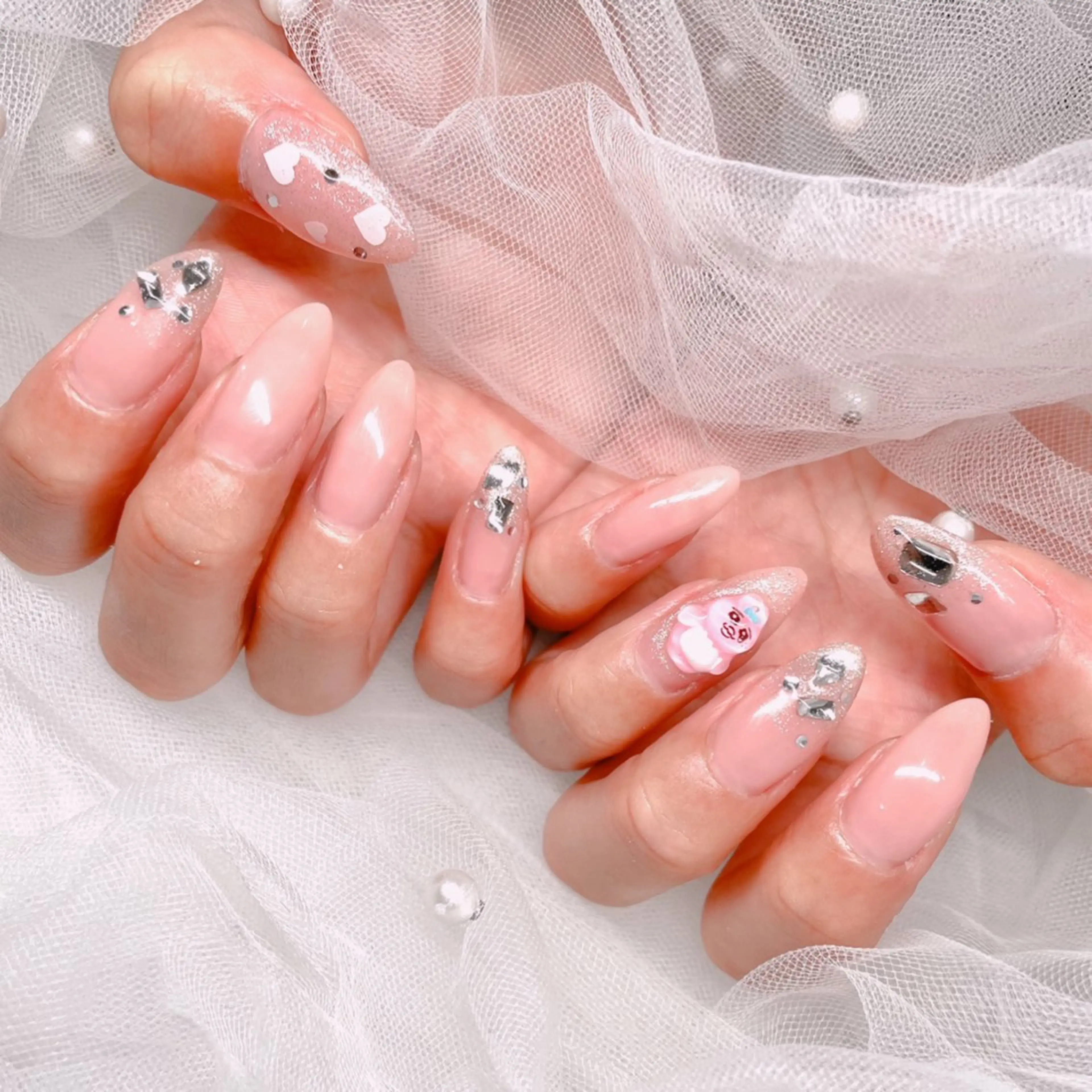 ネイル ゆりか ジョアアンジェ福島のネイルデザイン