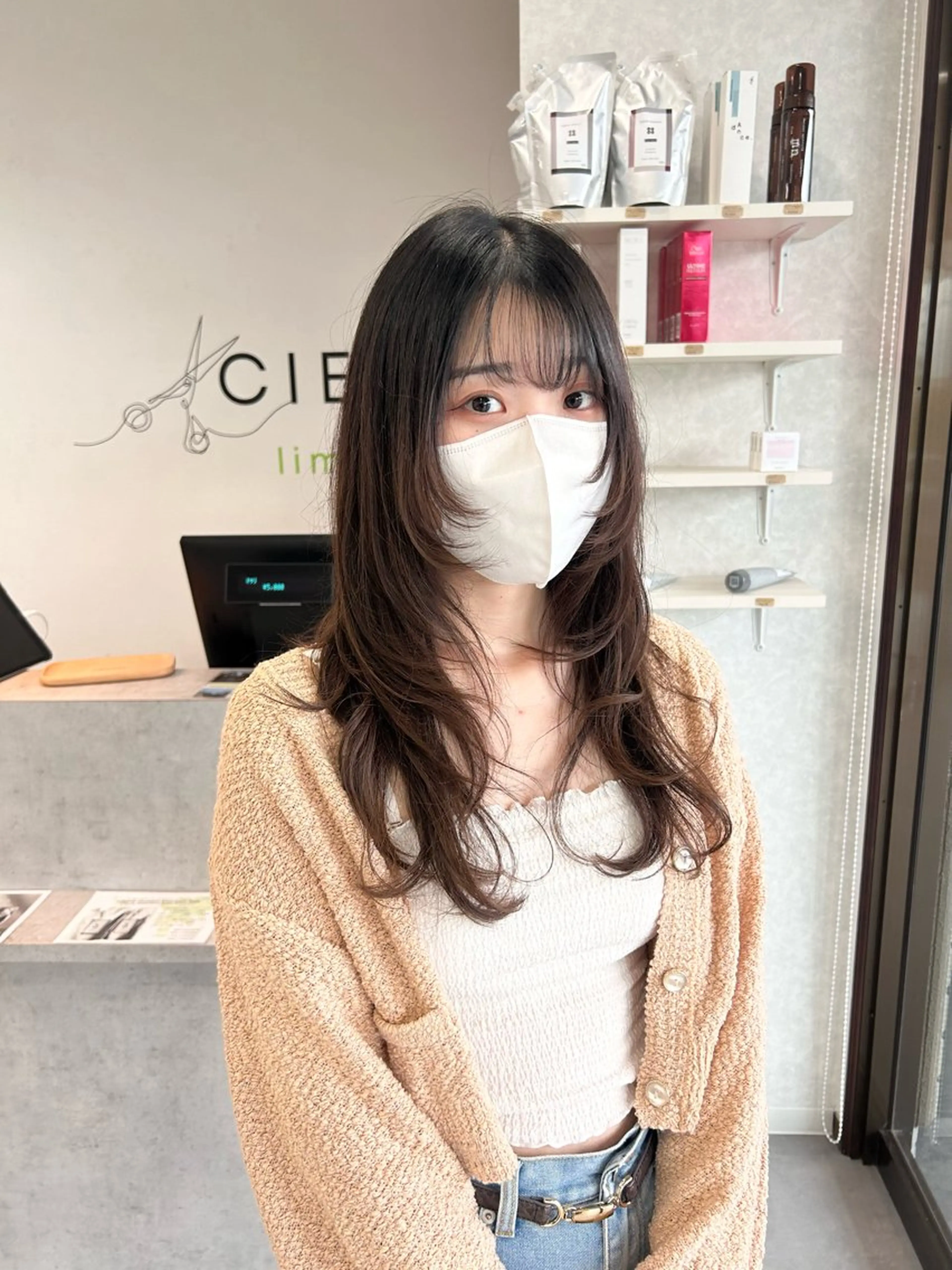 ロング レイヤーカット 斉藤 陸のヘアスタイル