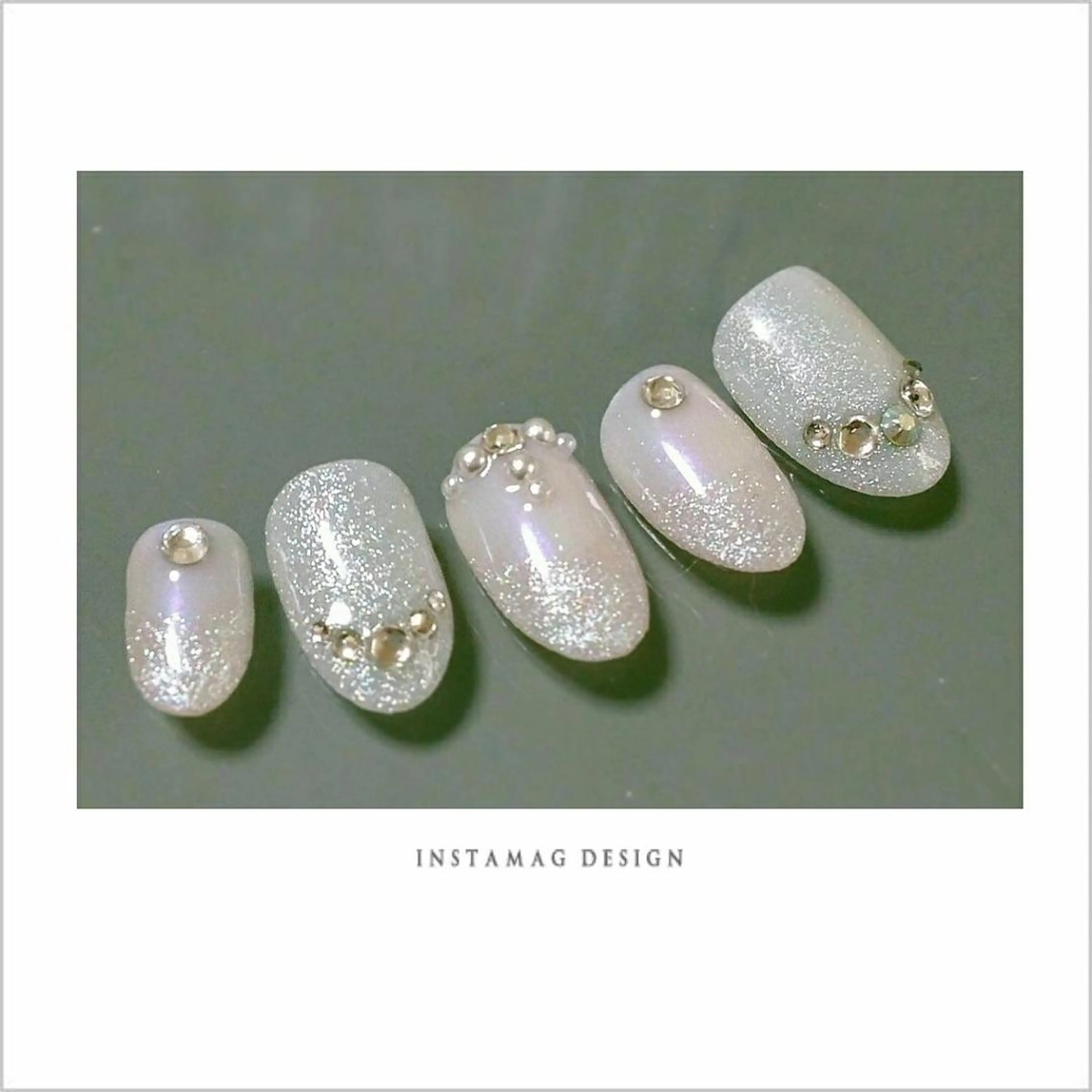 ネイル ネイルチップ ブライダルネイル Masuko Yasukaのネイルデザイン