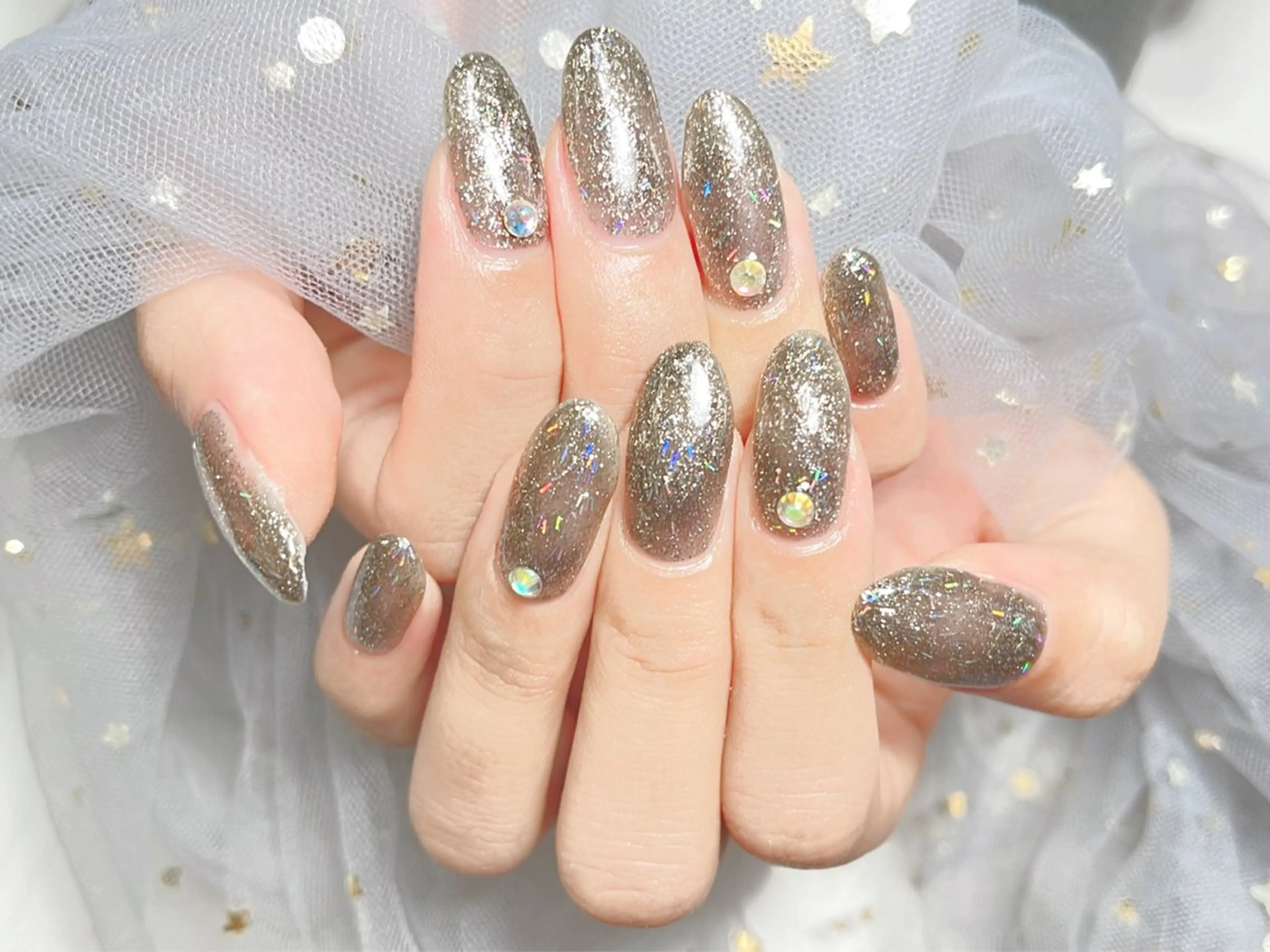ネイル ハンドネイル 🎀ネイルサロン エクラYUI🎀のネイルデザイン