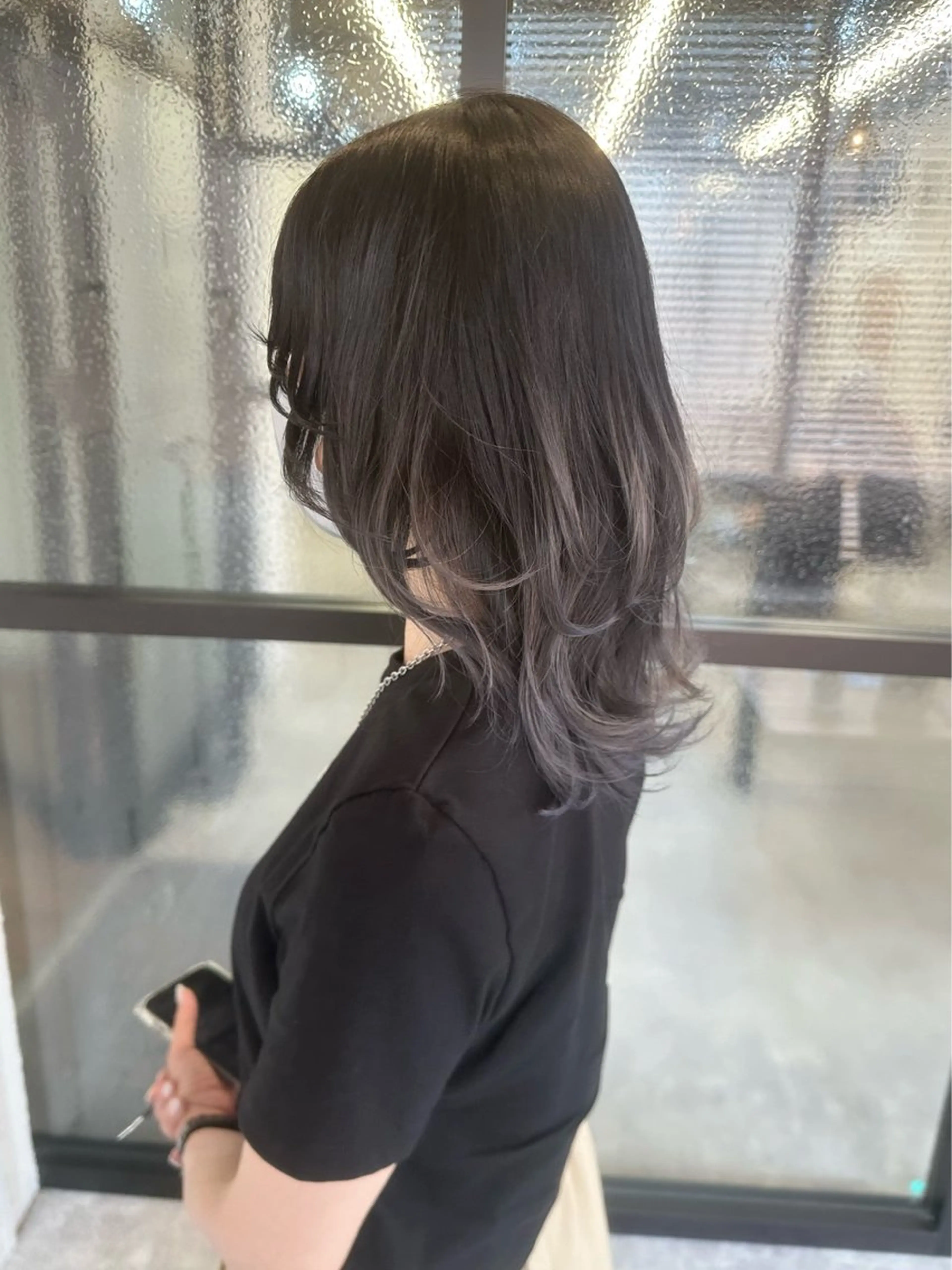 ミディアム 店長🌟小顔似合わせ デザインカラー◎古田のヘアスタイル