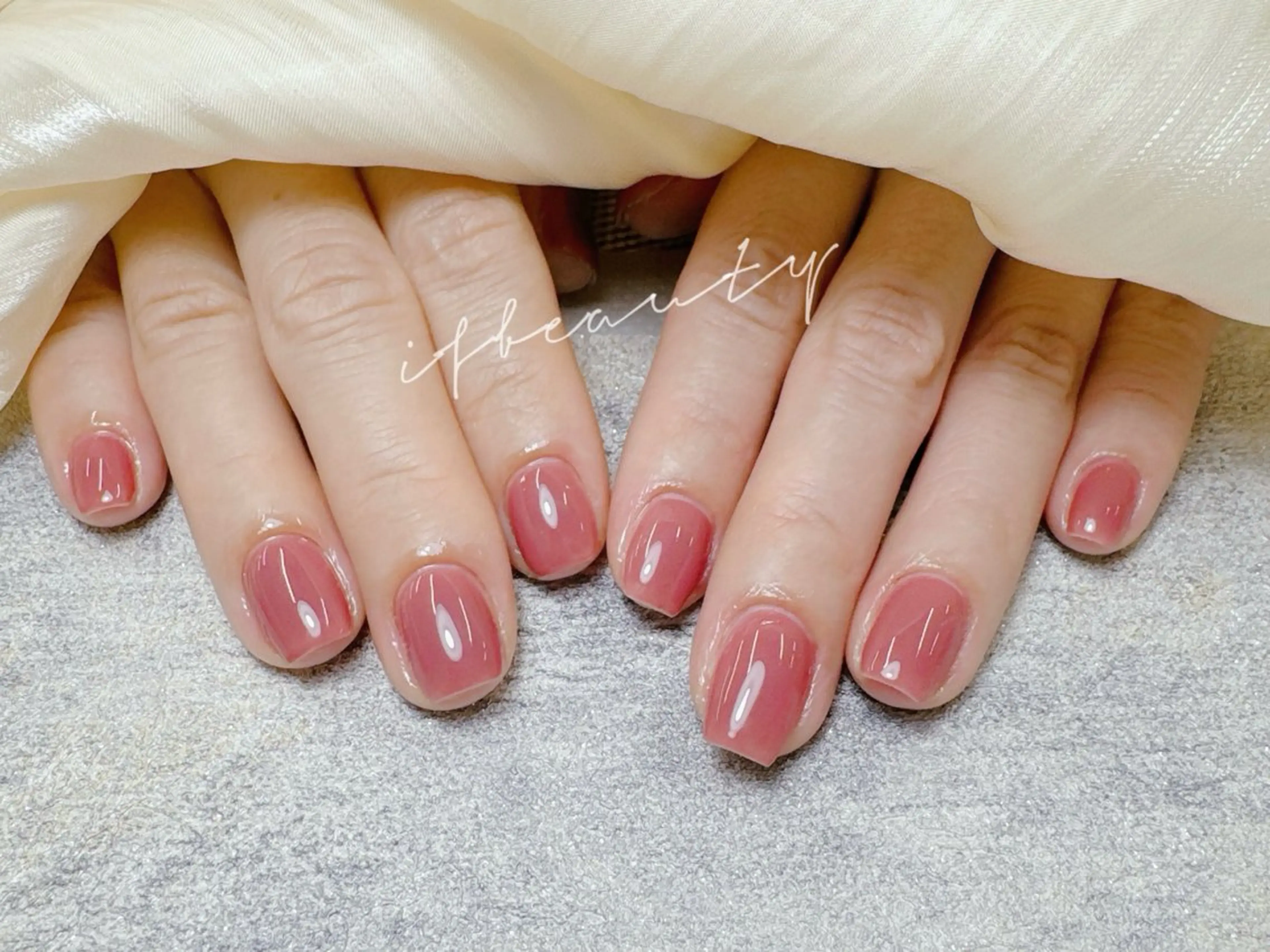 ネイル ワンカラーネイル If beauty salon 1号店所属・夏 目のネイルデザイン