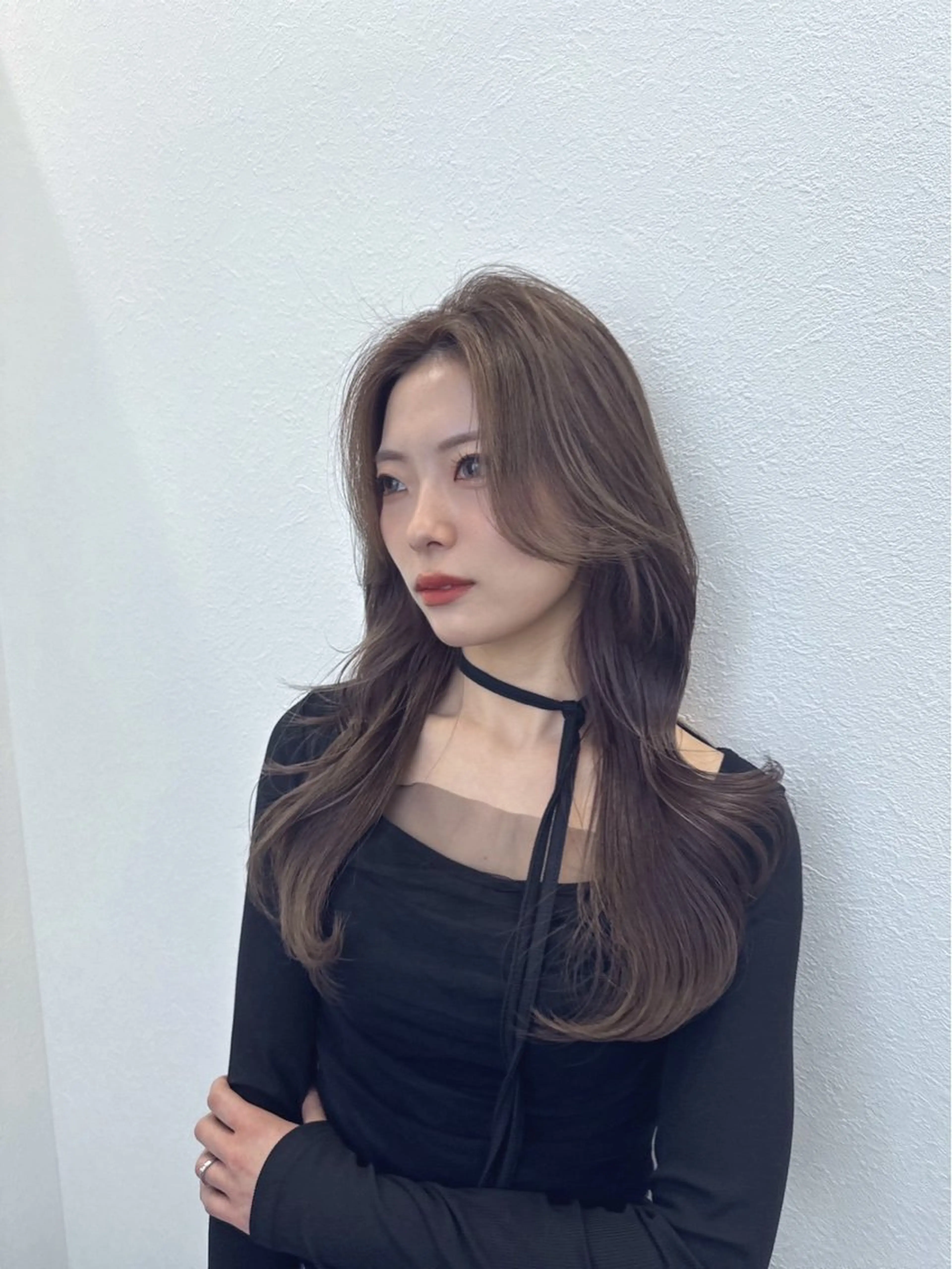 ロング カット ヘアカラー トリートメント 髪質改善×透明感× 艶髪🥀HIYORIのヘアスタイル
