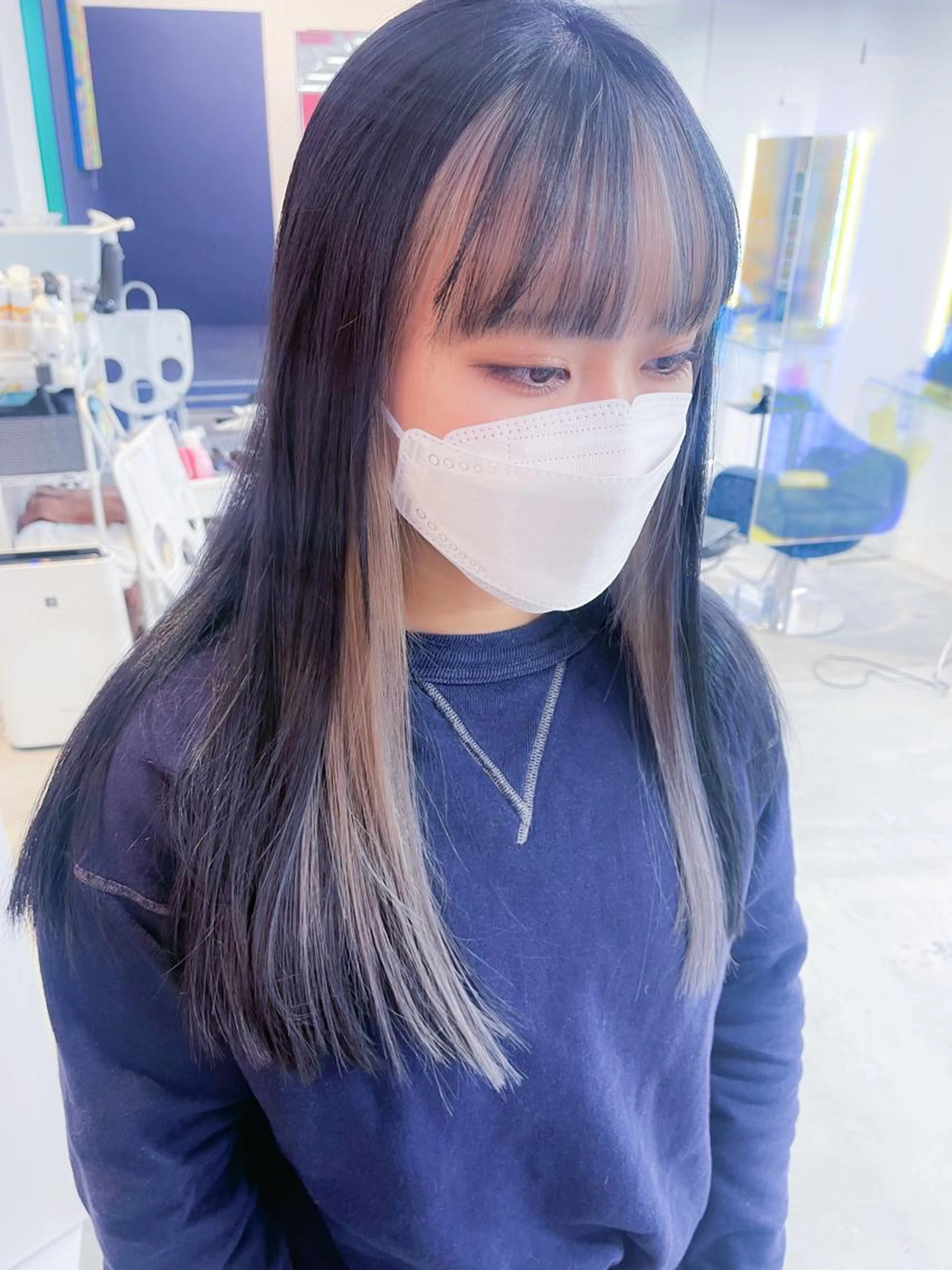【みんな大好き✨インナーカラー】インナーカラー（ケアブリーチ込）✨¥23100→¥7700の写真