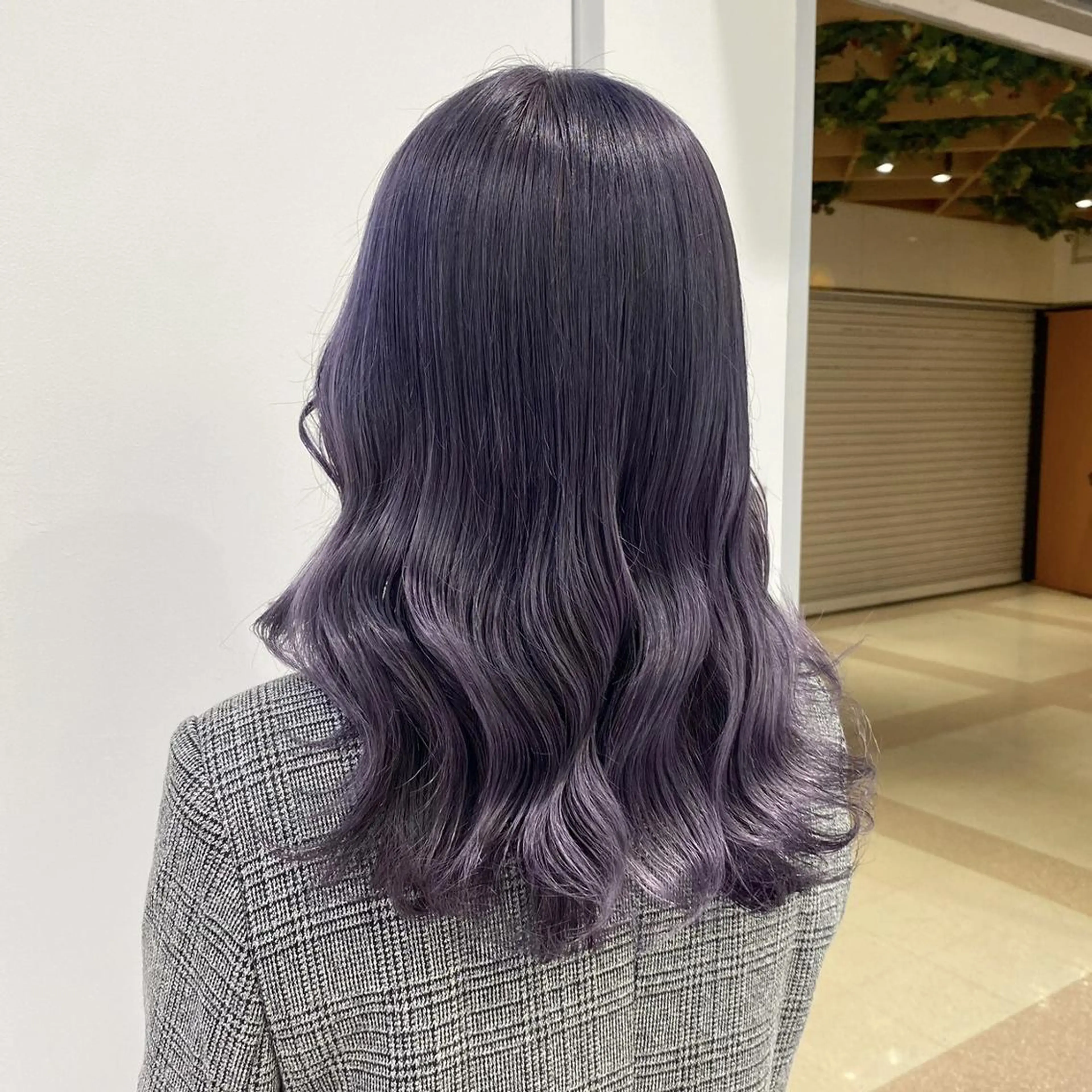 セミロング ヘアカラー トリートメント 🎀愛されピンク ラベンダー💜ゆいのヘアスタイル