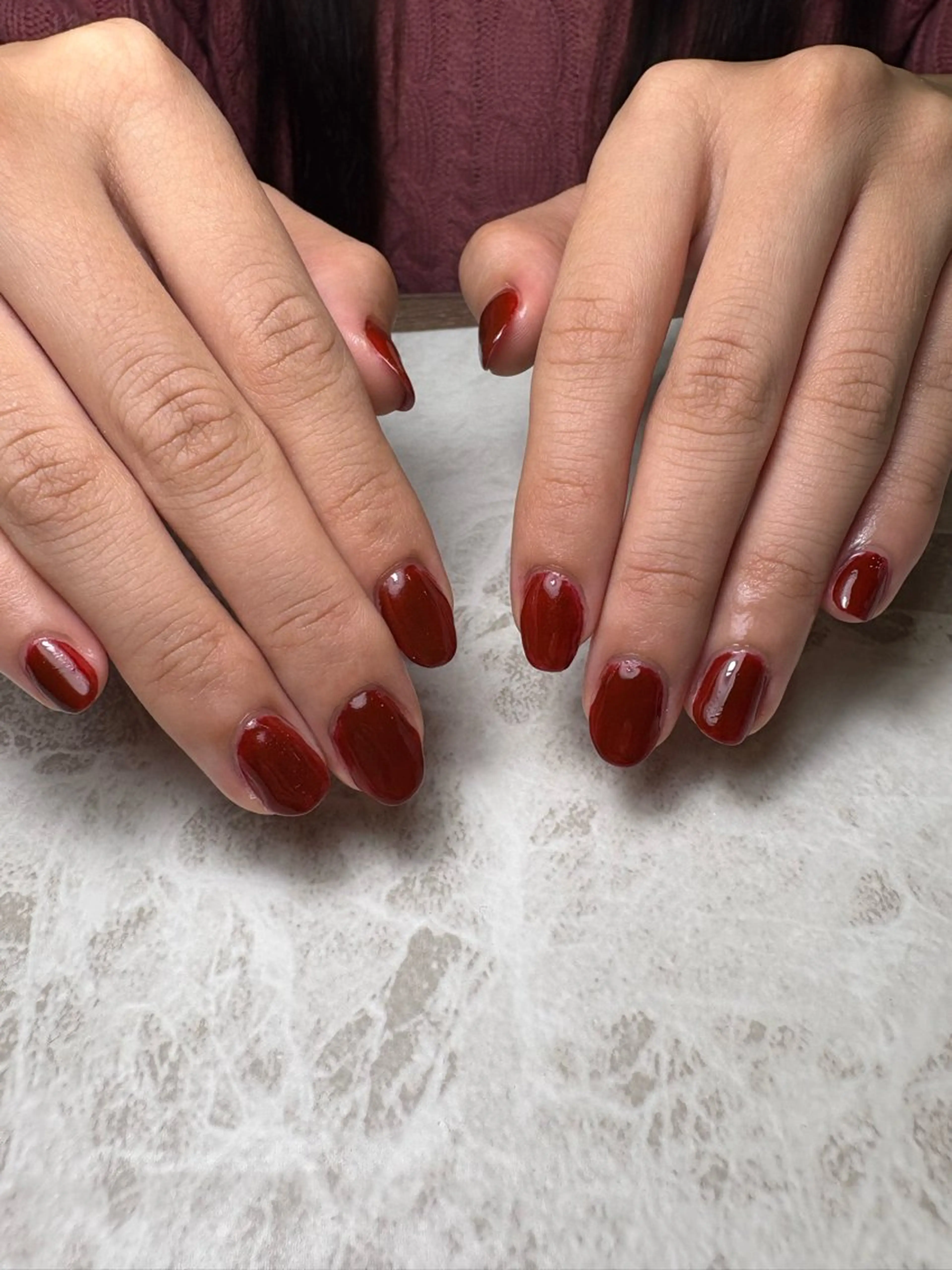 ネイル ワンカラーネイル ネイルサロンAntellijan大宮所属・野本 聖乃のネイルデザイン