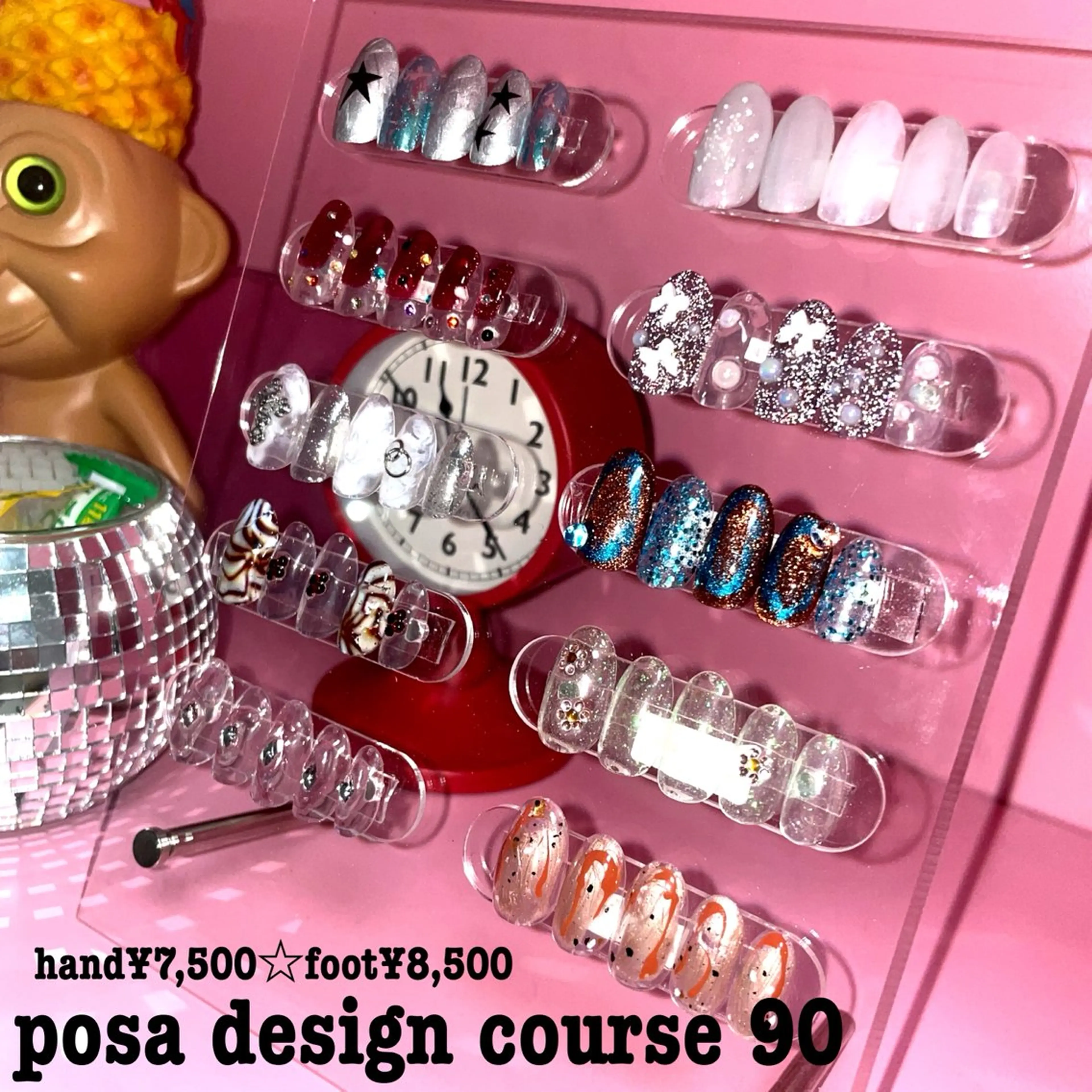 ネイル シンプルネイル ハンドネイル posa nail モエミのネイルデザイン