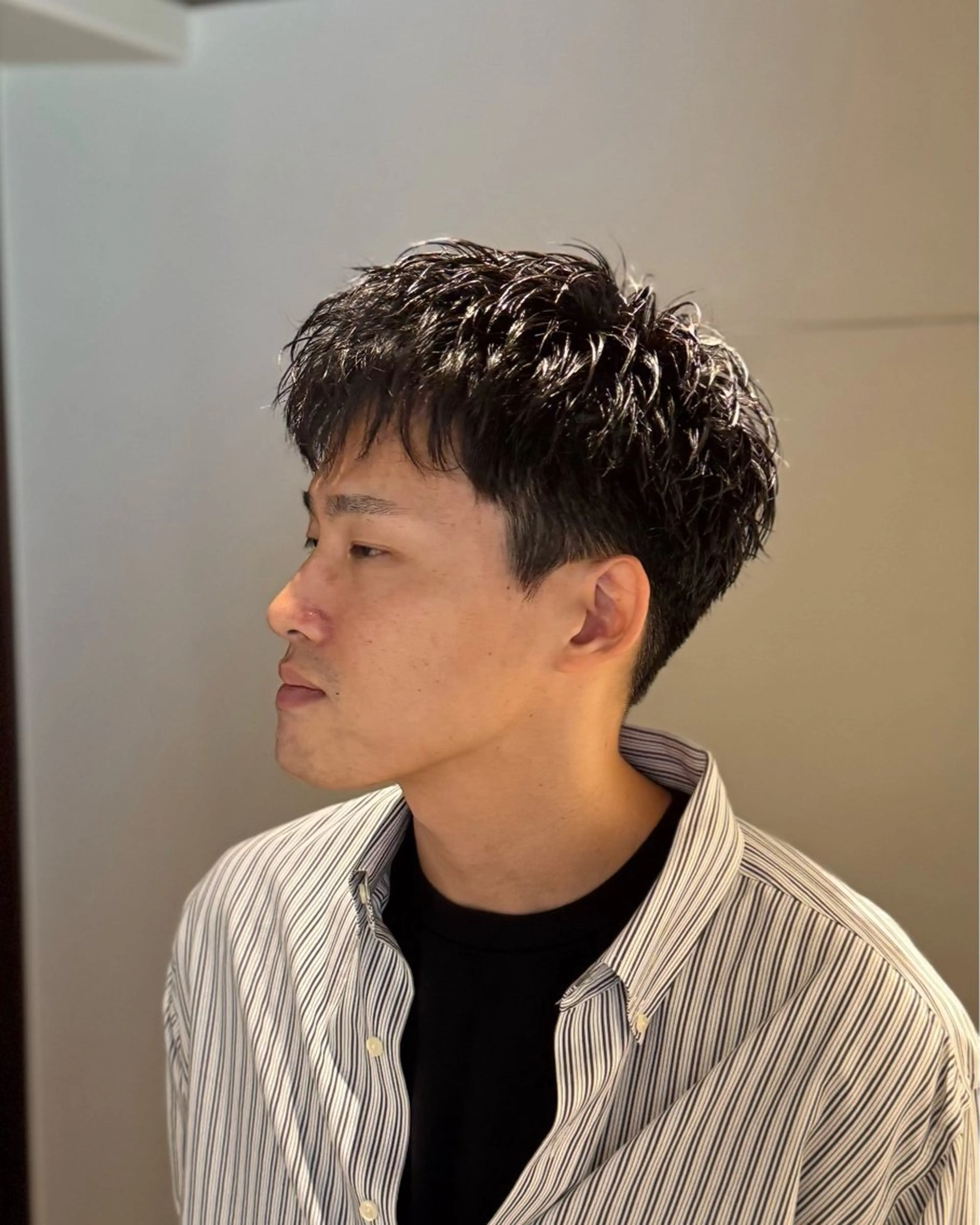 ショート パーマ メンズ メンズパーマ 似合わせカット ショートヘア カット パーマ メンズ特化 ショート パーマ 丸山のヘアスタイル