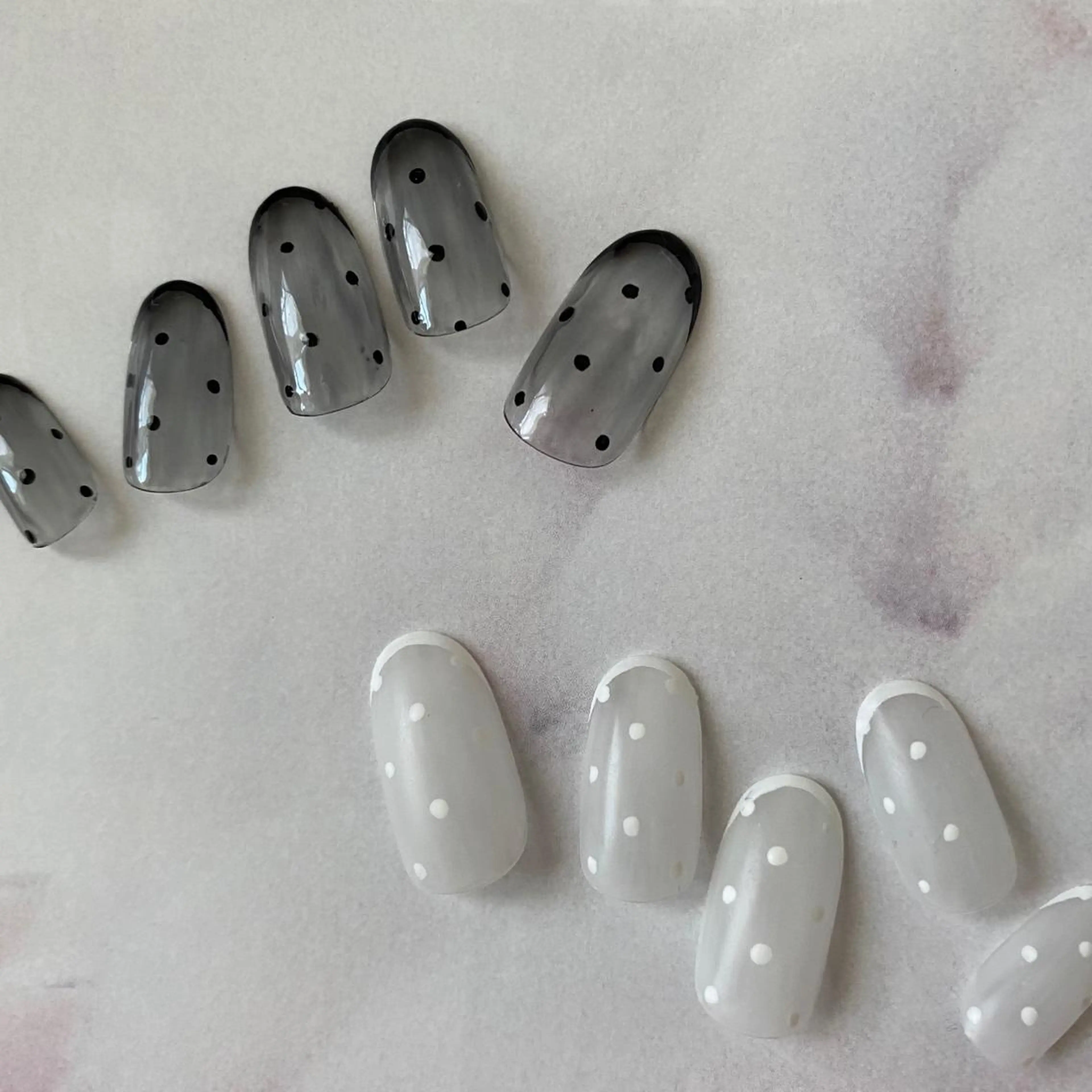 ネイル フレンチネイル マットネイル loulou _nail所属・葛西 知佳のネイルデザイン