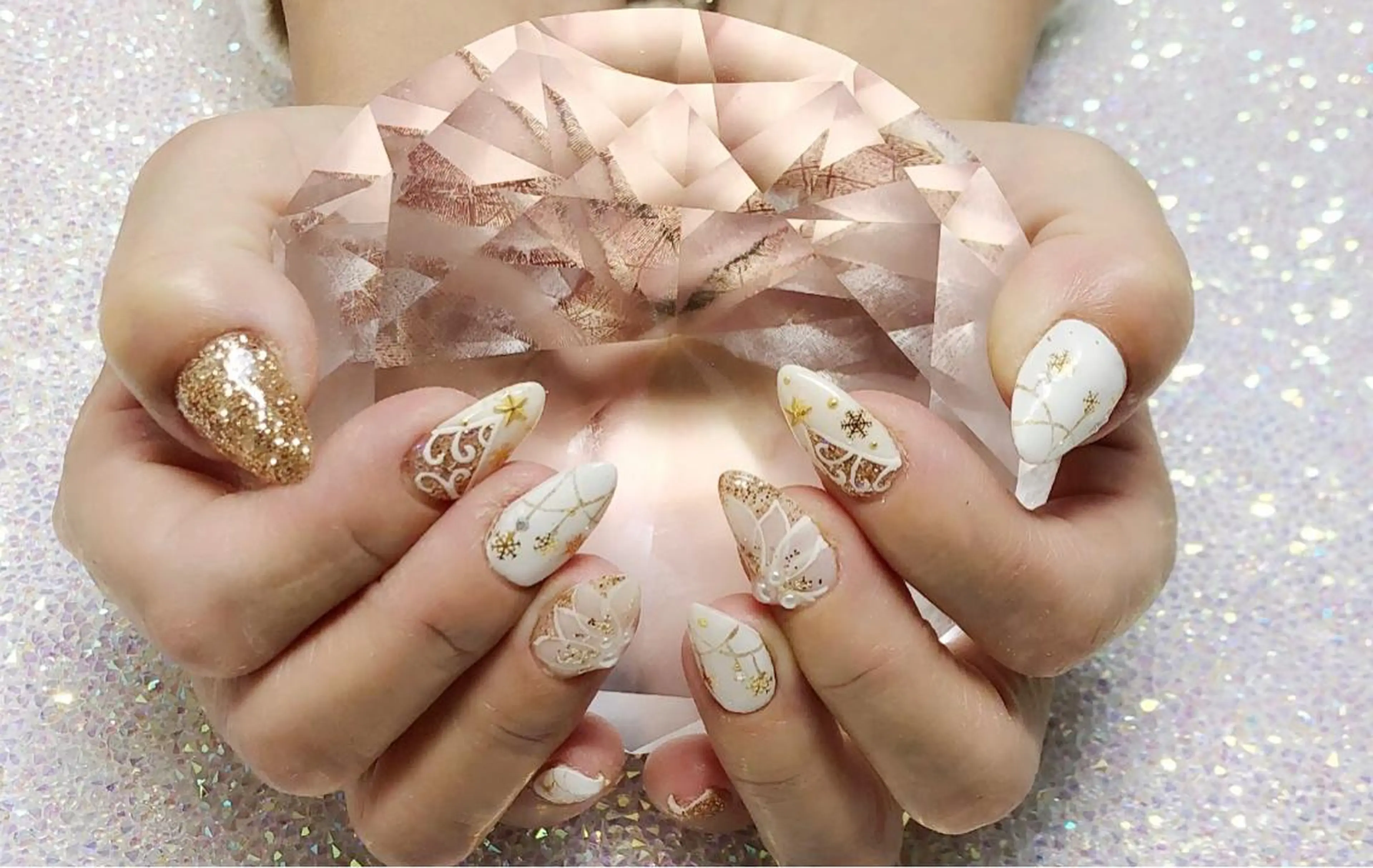 ネイル シルバー ハンドネイル Rindo.ネイル ♡耳つぼジュエリーのその他イメージ