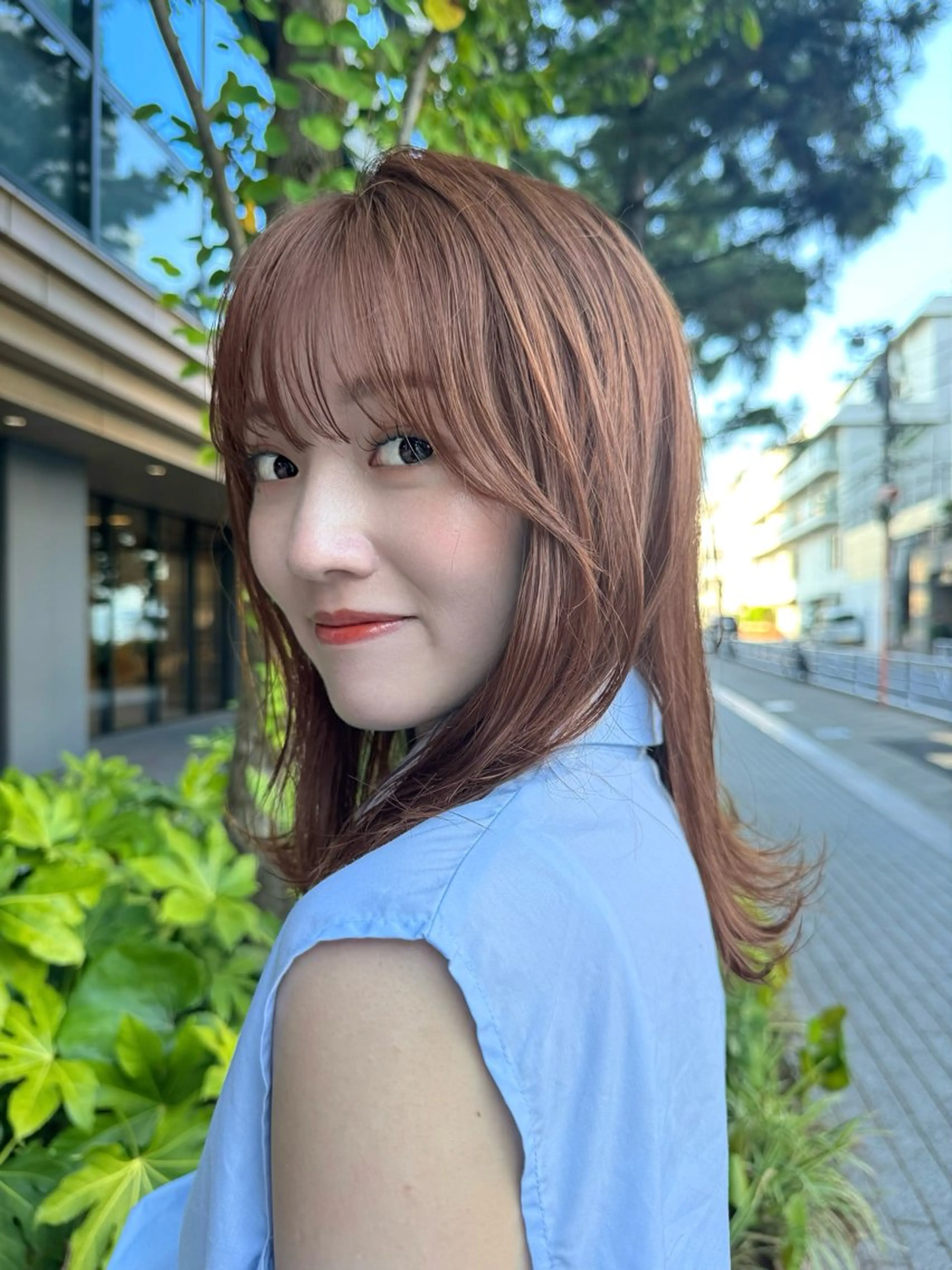 【 ✨️9月6日限定✨️】 ブリーチ無し+ 透明感カラー🎀+ 髪質改善トリートメント🫧+炭酸泉付の写真