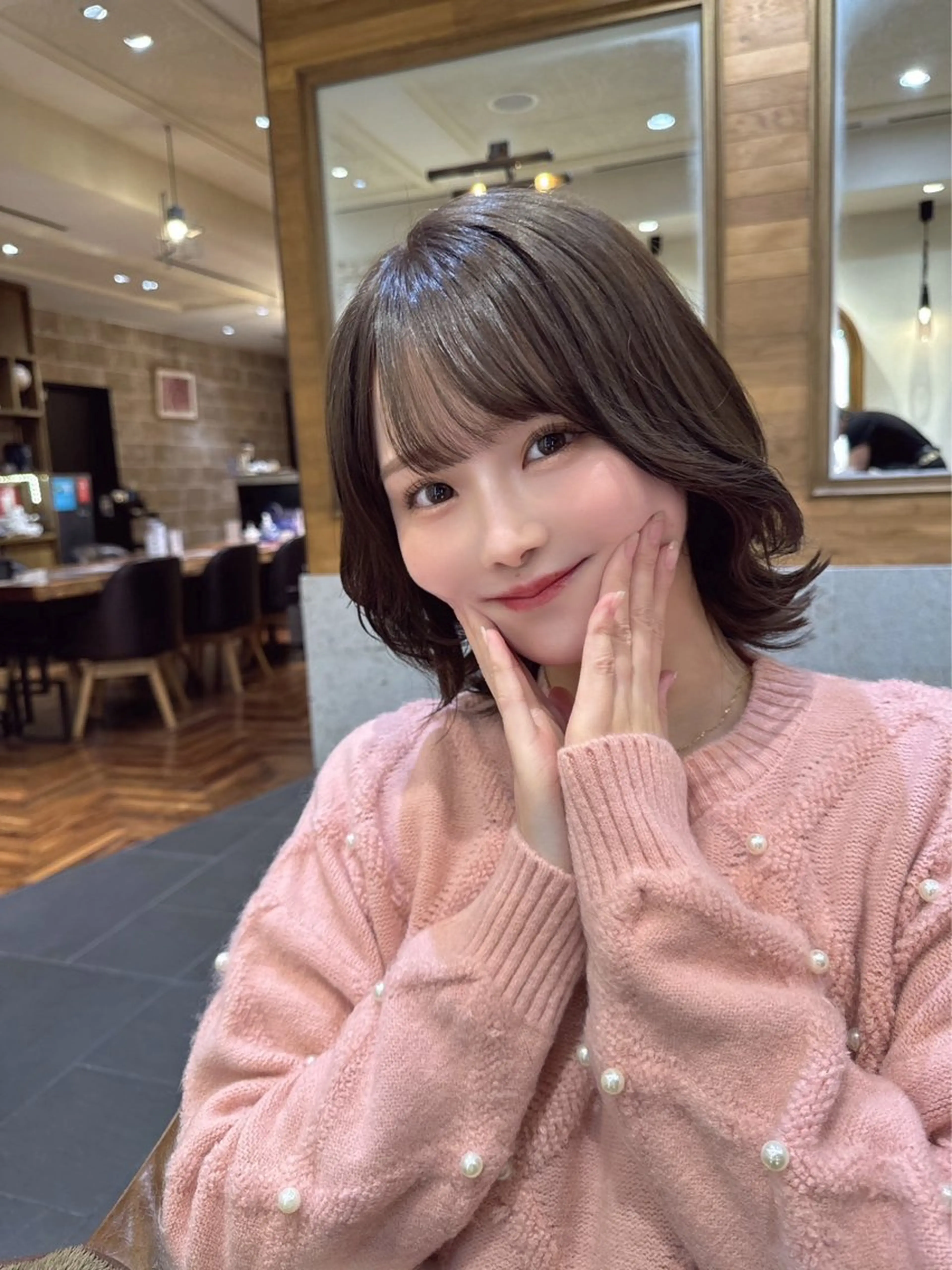 ミディアム 撮影カットモデル募集 前髪、顔周り/徳永のヘアスタイル