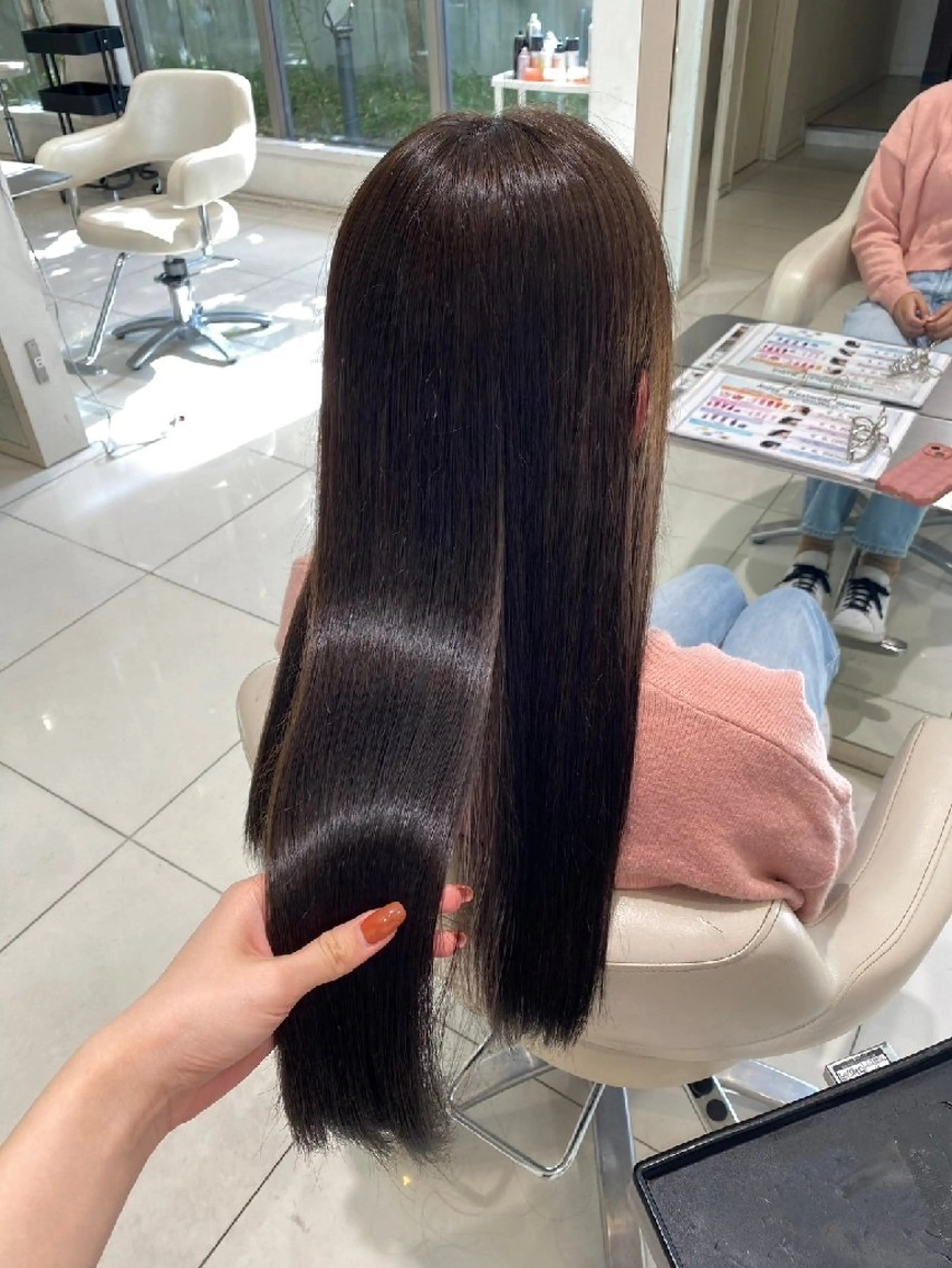 ロング カラー 髪質改善 トリートメント 後藤 風海のヘアスタイル