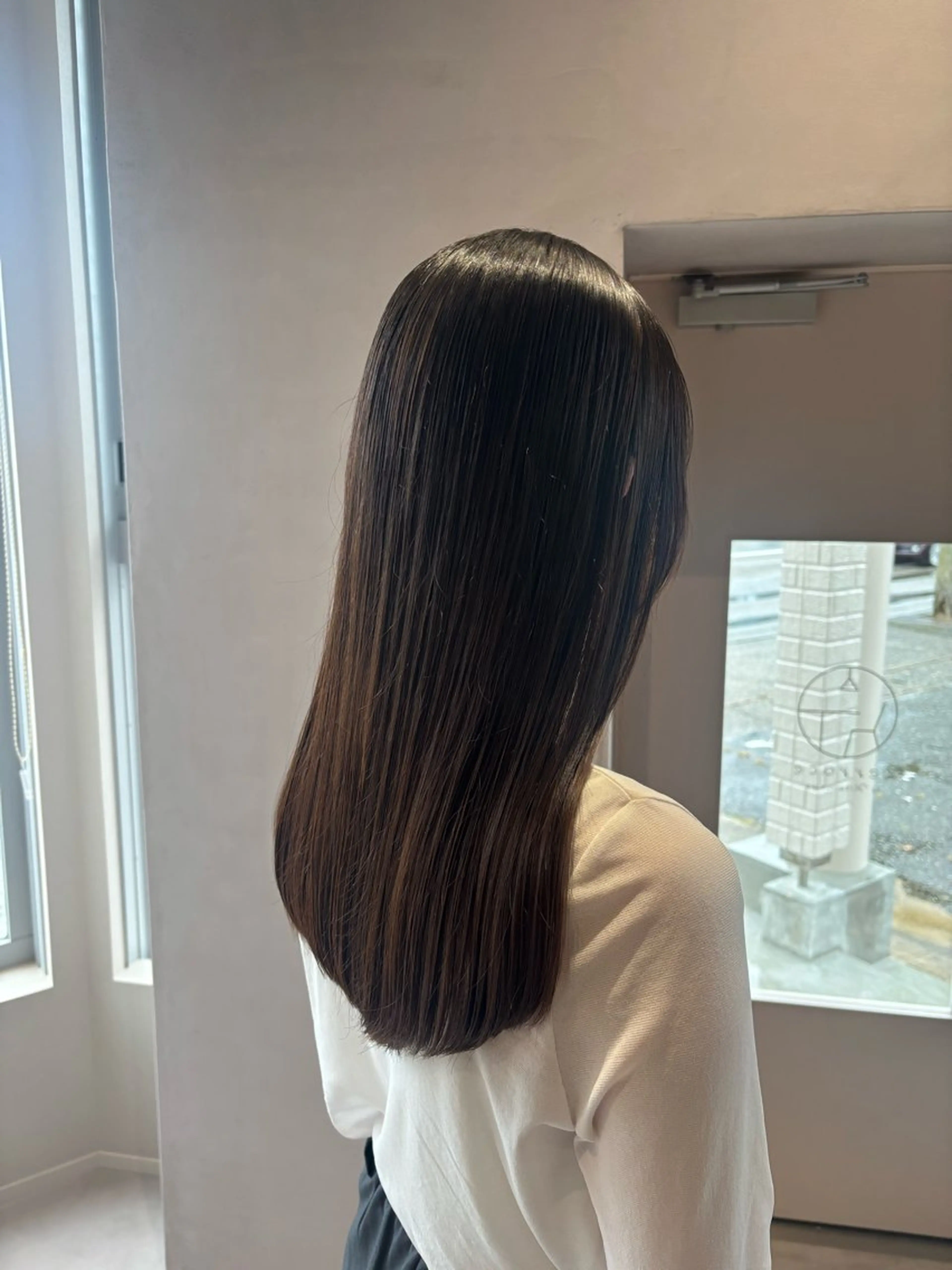 ロング 縮毛矯正 arakawa yuaのヘアスタイル