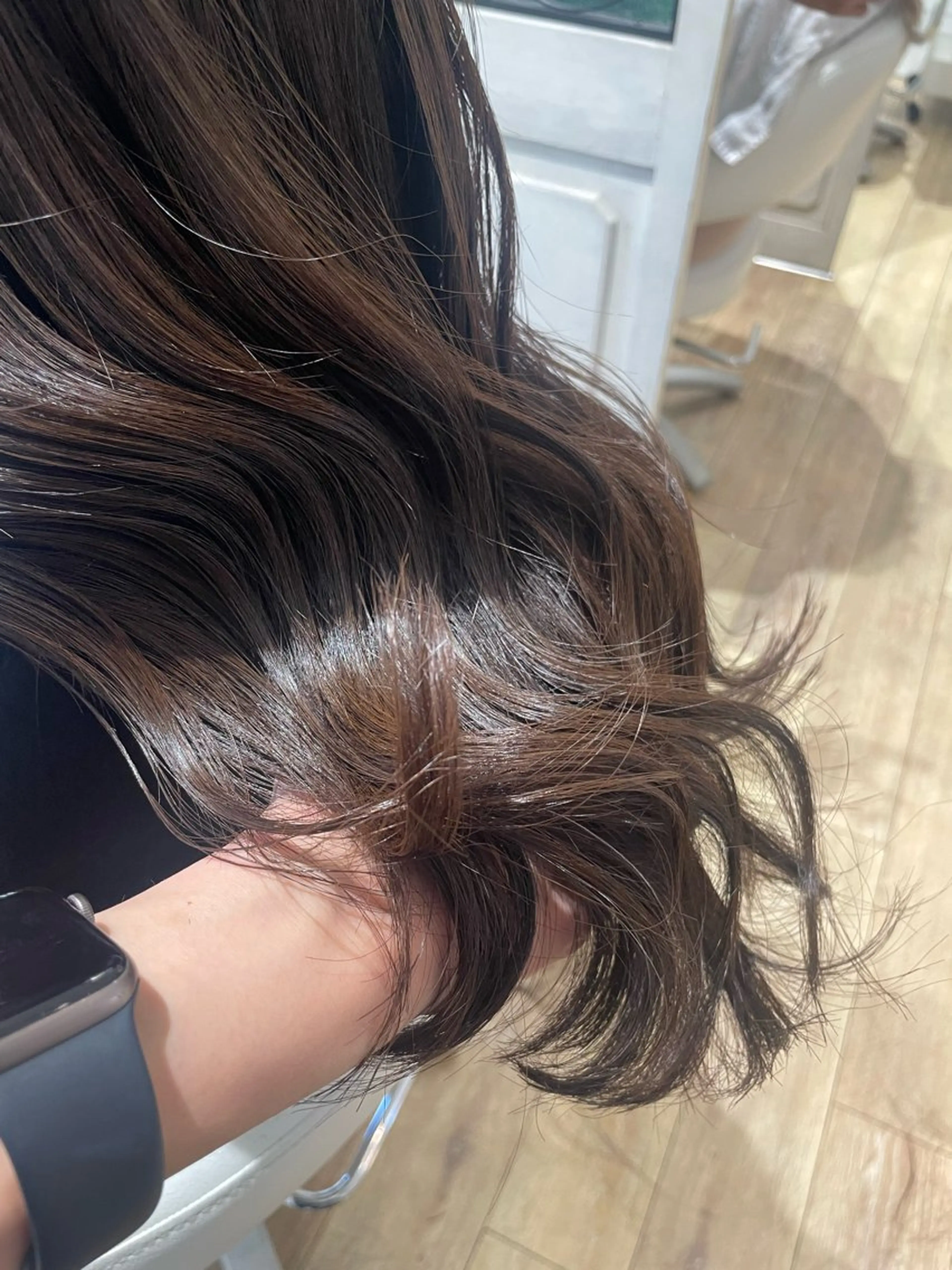 ミディアム カラー 稲毛駅徒歩1分 mei🦋のヘアスタイル