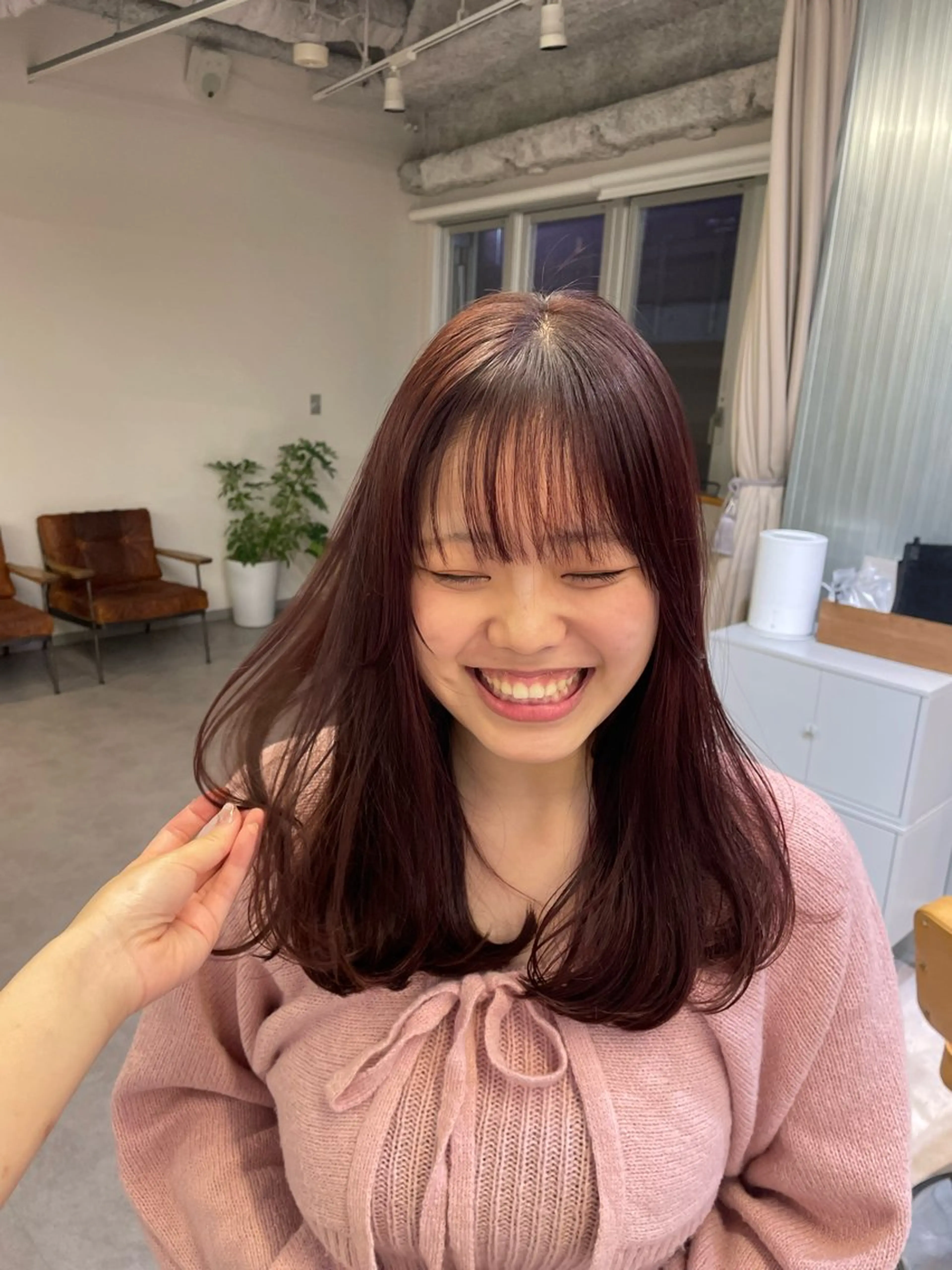 顔色良く見える!!!暖色カラー🩷の写真