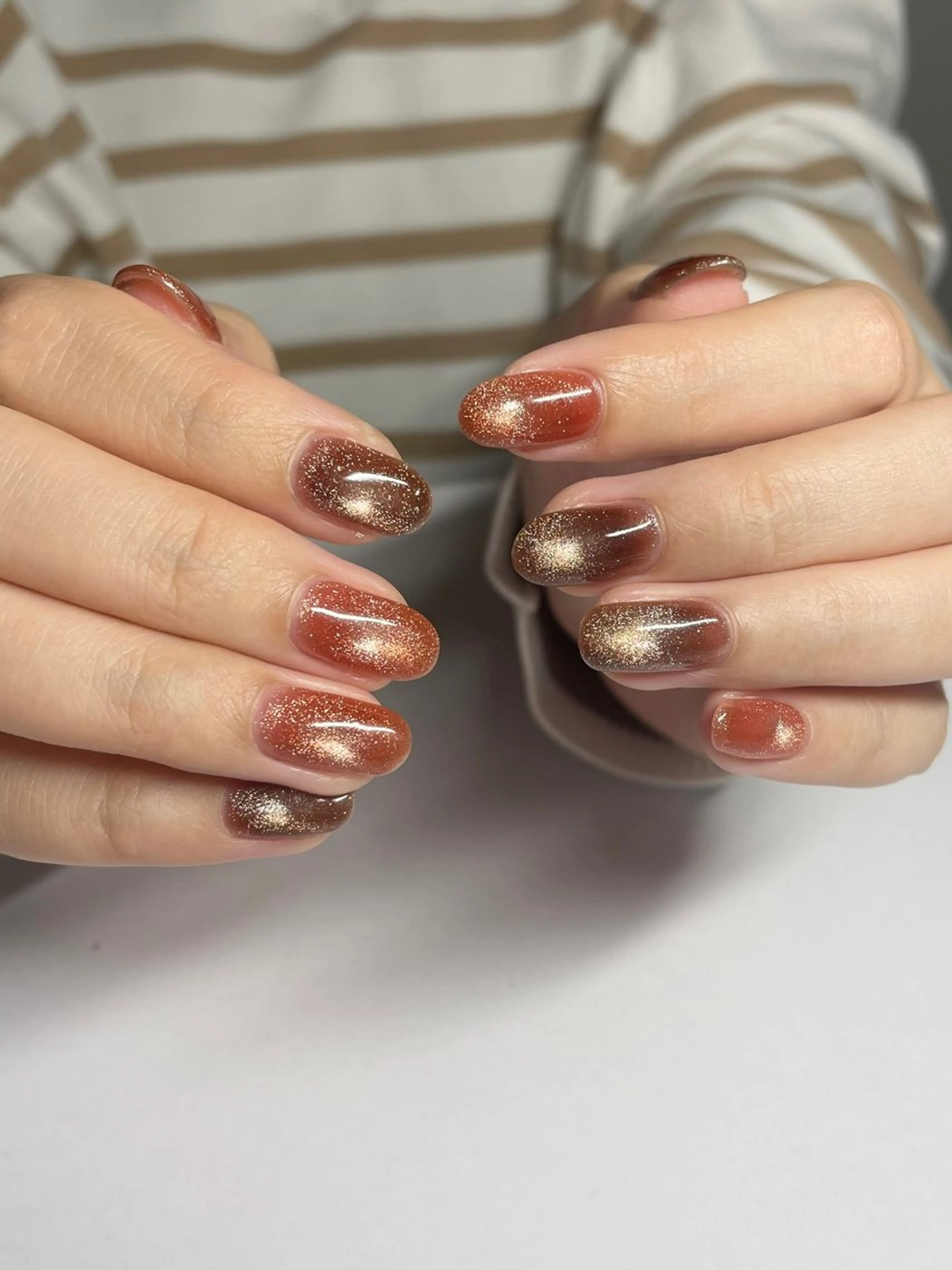 ネイル ラメ(グリッター) マグネットネイル マグネットワンカラー ワンカラーネイル nailroom lilasのネイルデザイン