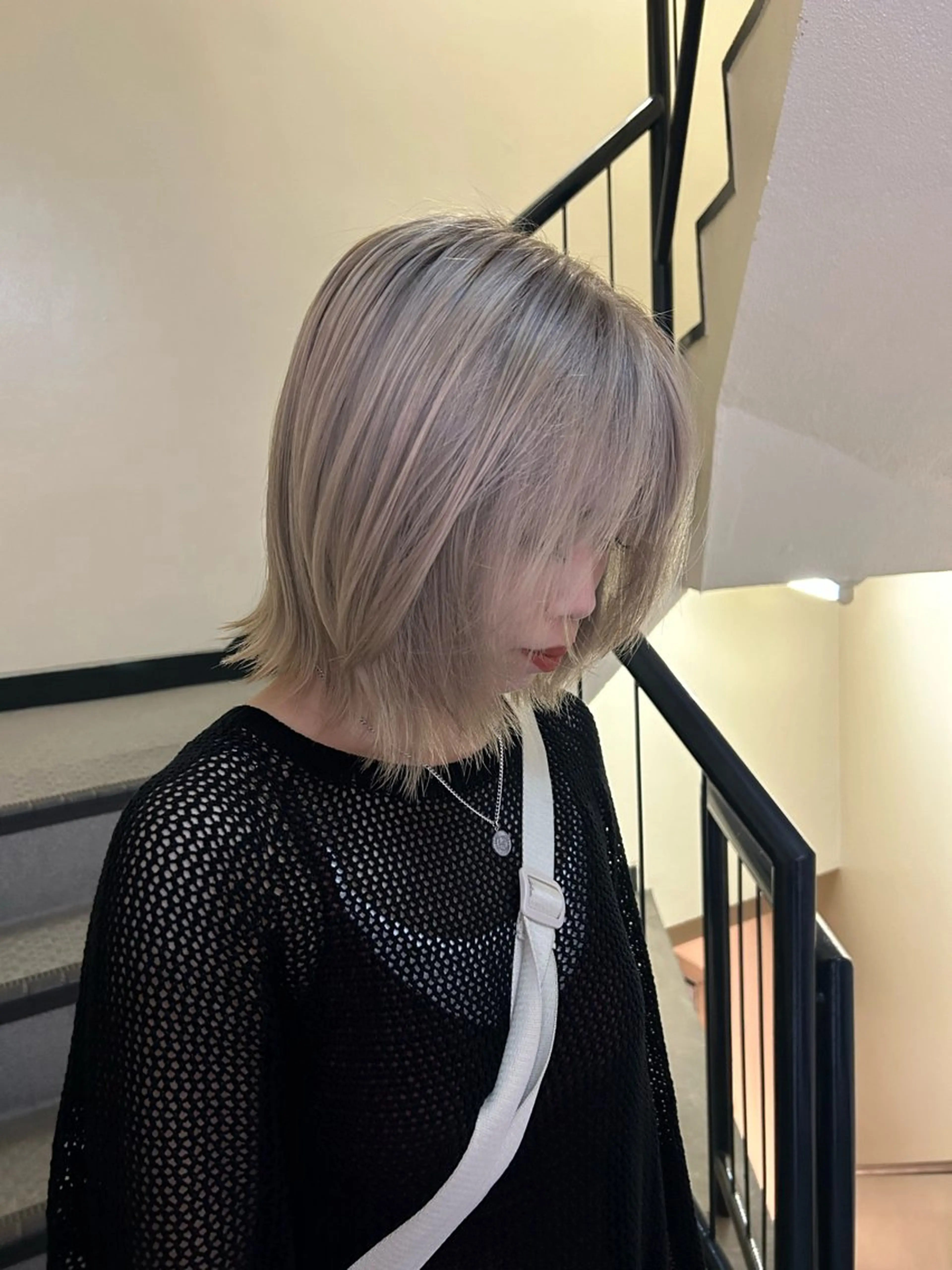 ミディアム カラー ☕️結【suii.】 ボブ/ヘアセット☕️のヘアスタイル