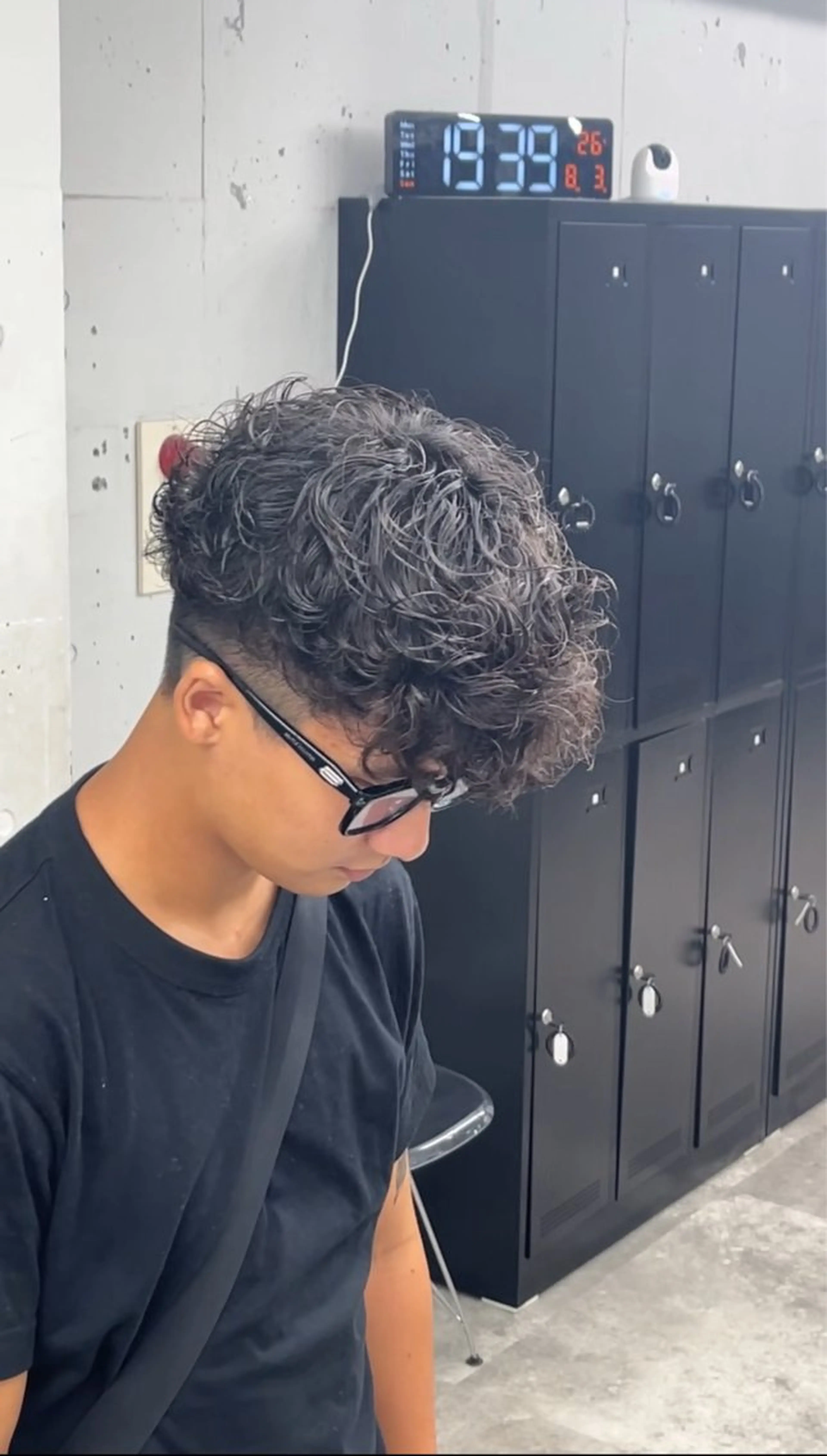 パーマ メンズ カット パーマ ØVARL　Jingumae所属・原宿/メンズパーマ/ 山﨑星音のヘアスタイル