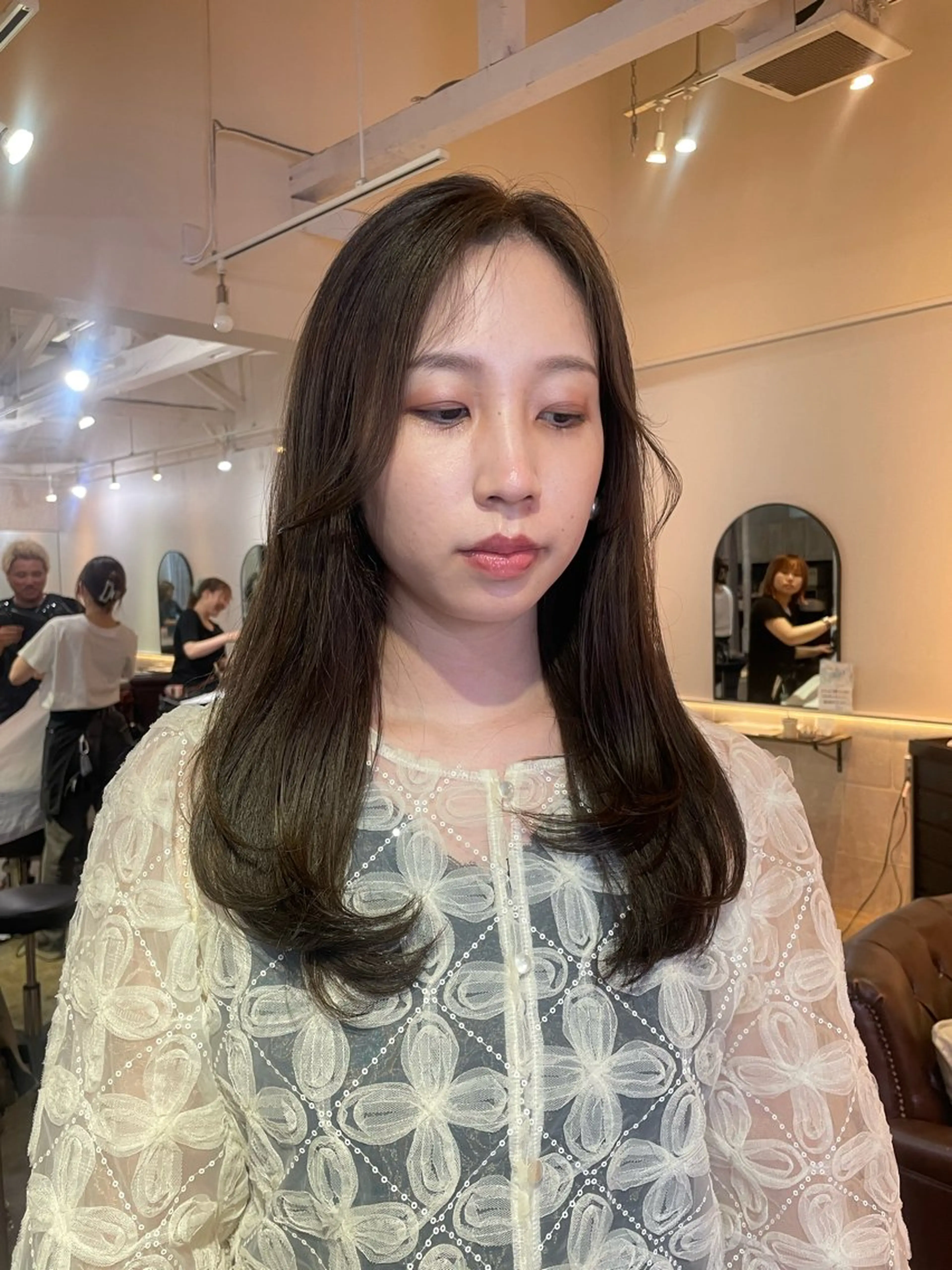 ロング カット ヘアカラー FERIA  あべの 🌼西口実来🌼のヘアスタイル