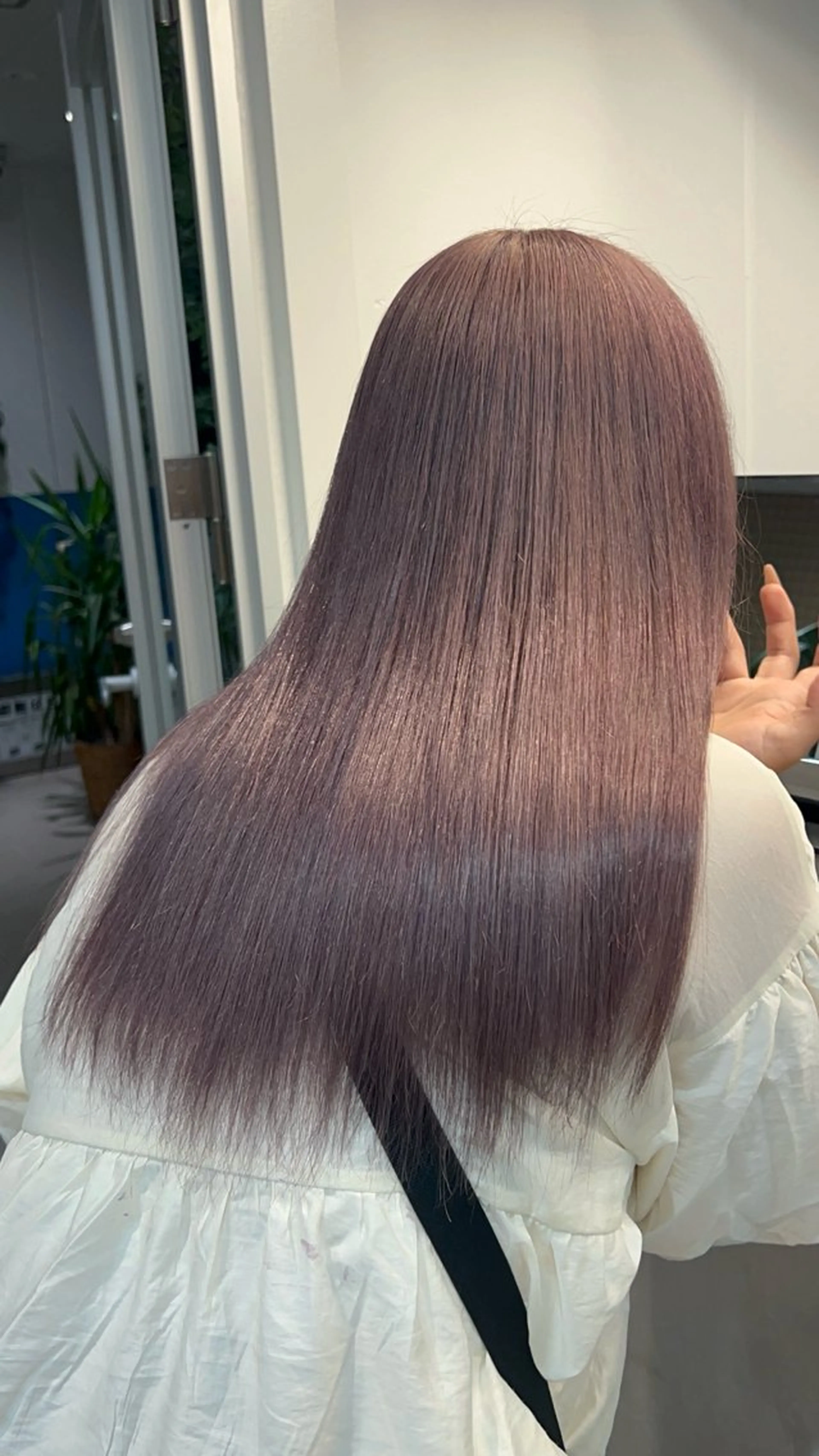 ミディアム カラー ラベンダーカラー ラベンダーグレー ヘアカラー トリートメント ikumi🎀／ メンズパーマ🪄のヘアスタイル