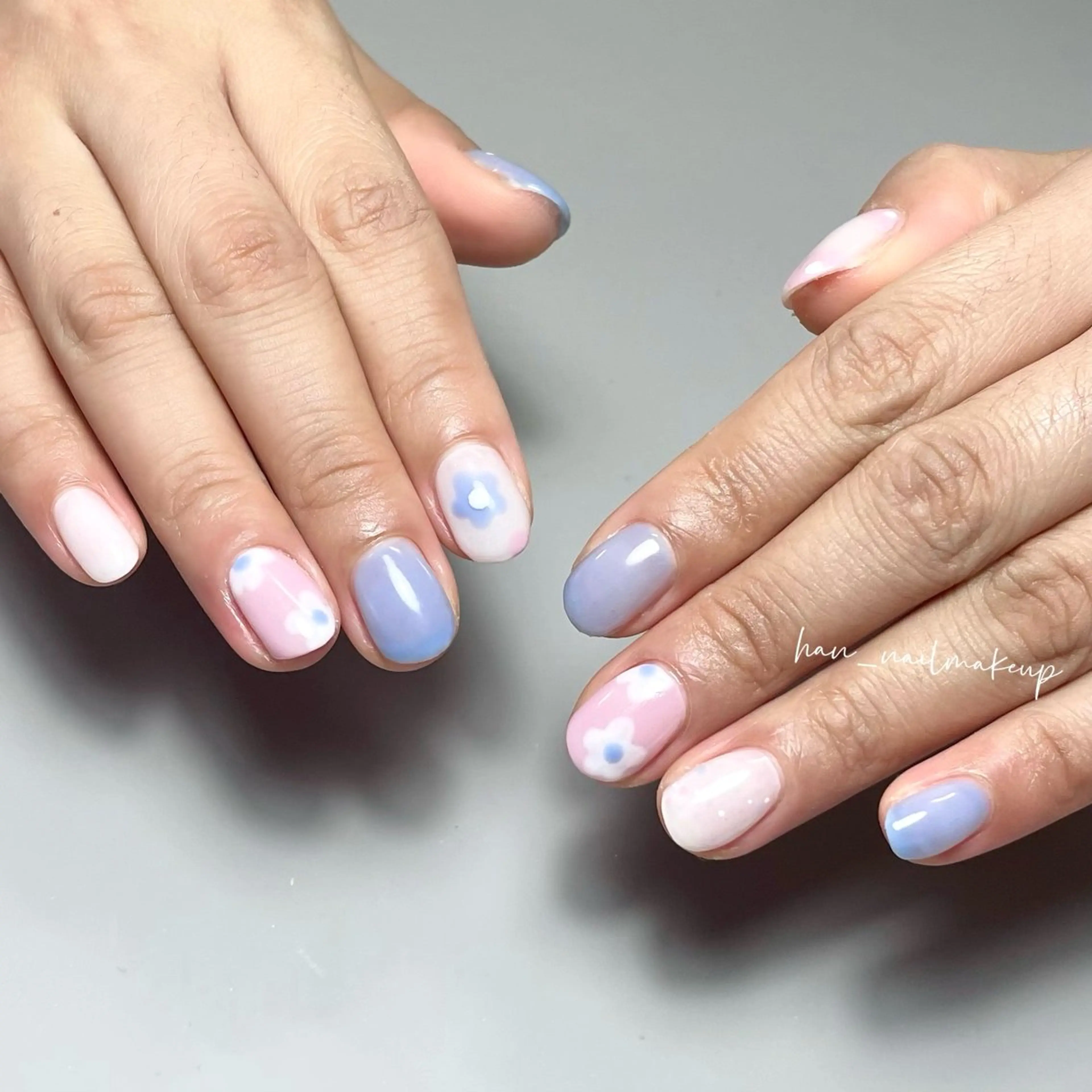 ネイル フラワーネイル ハンドネイル Han Nail 【y&m】のネイルデザイン