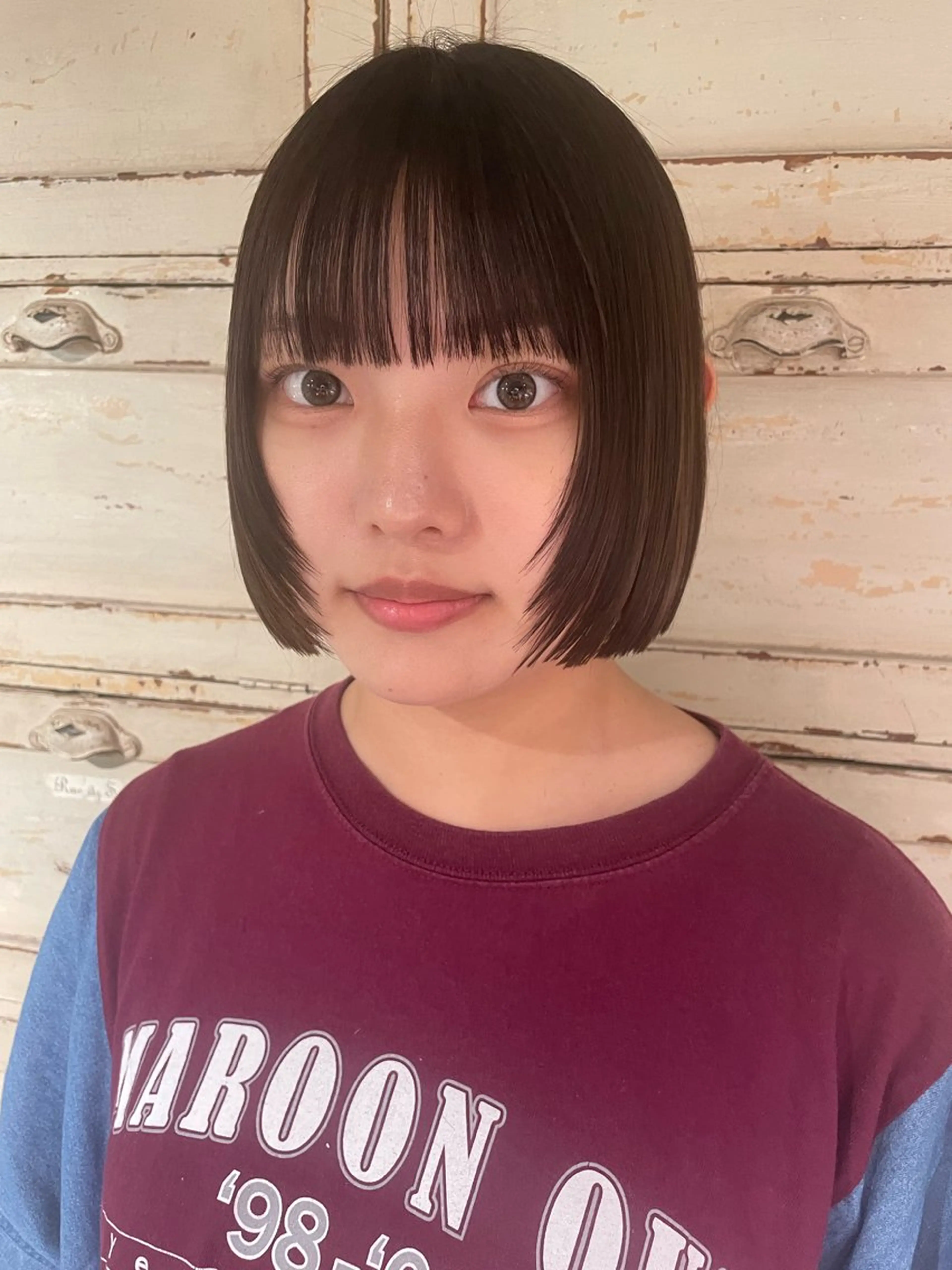 ボブカットモデルの写真