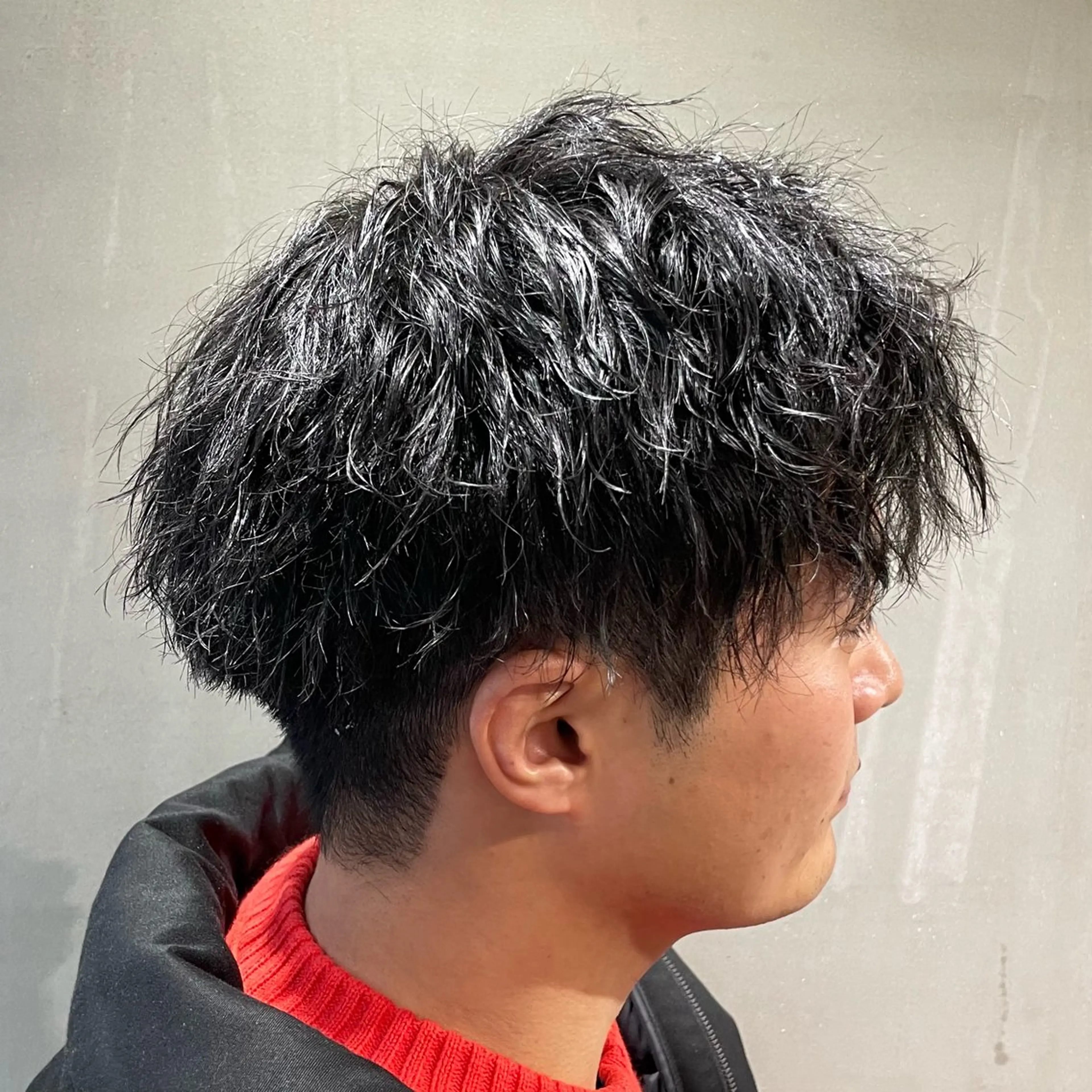 パーマ メンズ メンズパーマ ツイストスパイラルパーマ スパイラルパーマ カット パーマ ヘアセット メンズ/メンズパーマ /心斎橋/新地政紀のヘアスタイル