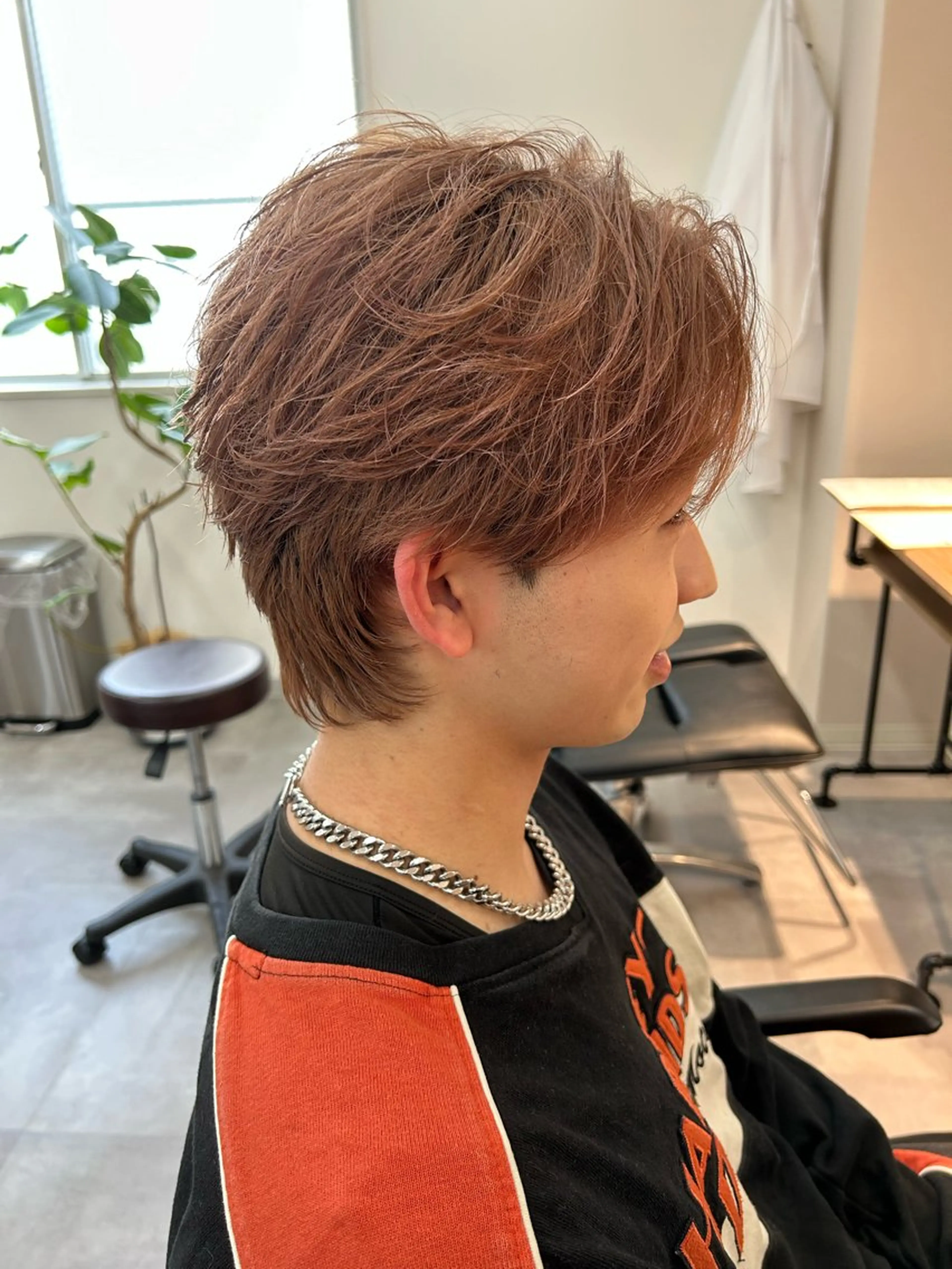 メンズ メンズブリーチ カット ヘアカラー 関/ニュアンスパーマ メンズカット/千葉駅のヘアスタイル