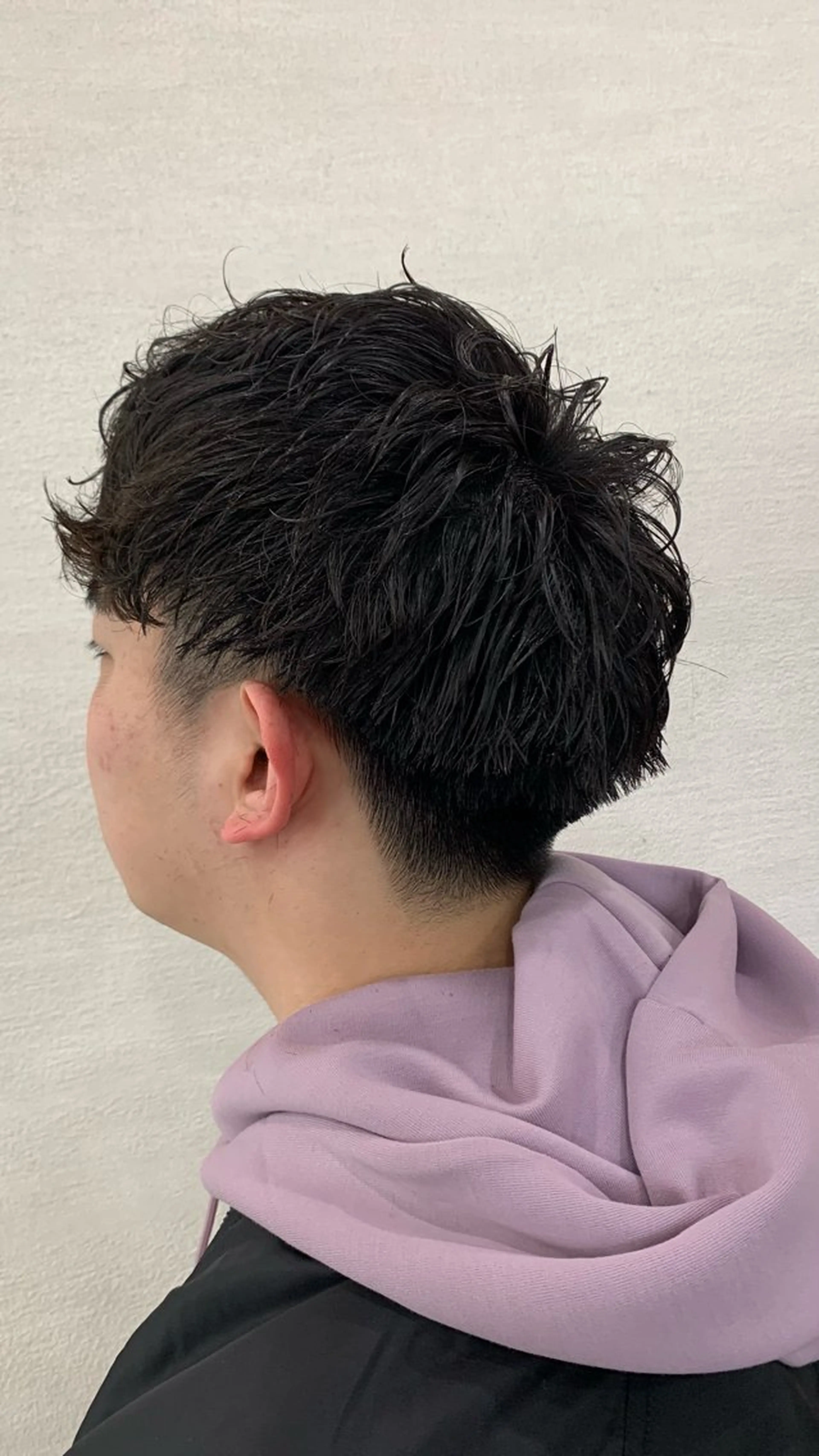 ショート パーマ メンズ カット パーマ チバ ヒロトのヘアスタイル