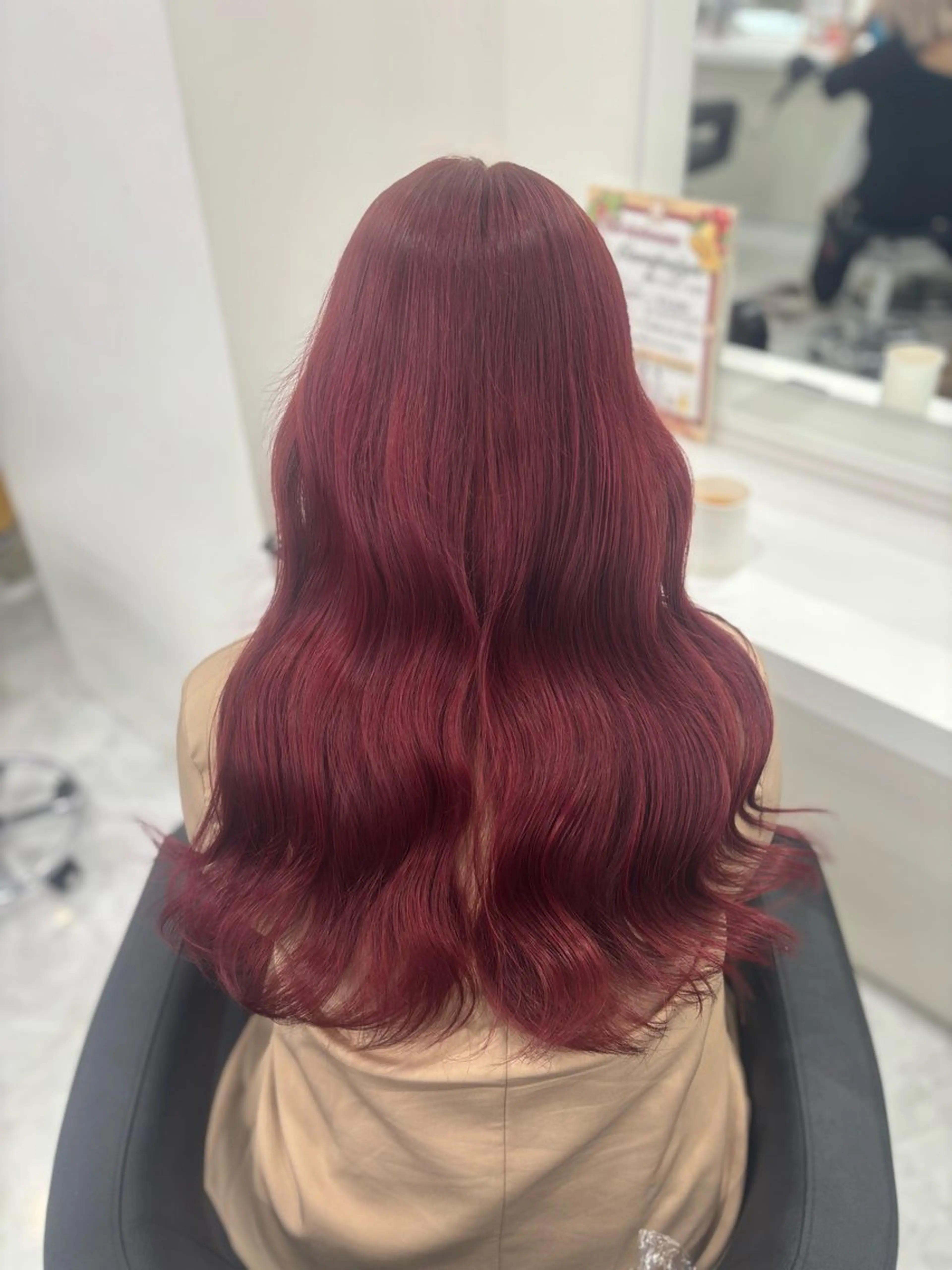 ロング カット ヘアカラー お洒落暖色 🍒AOI🍒のヘアスタイル